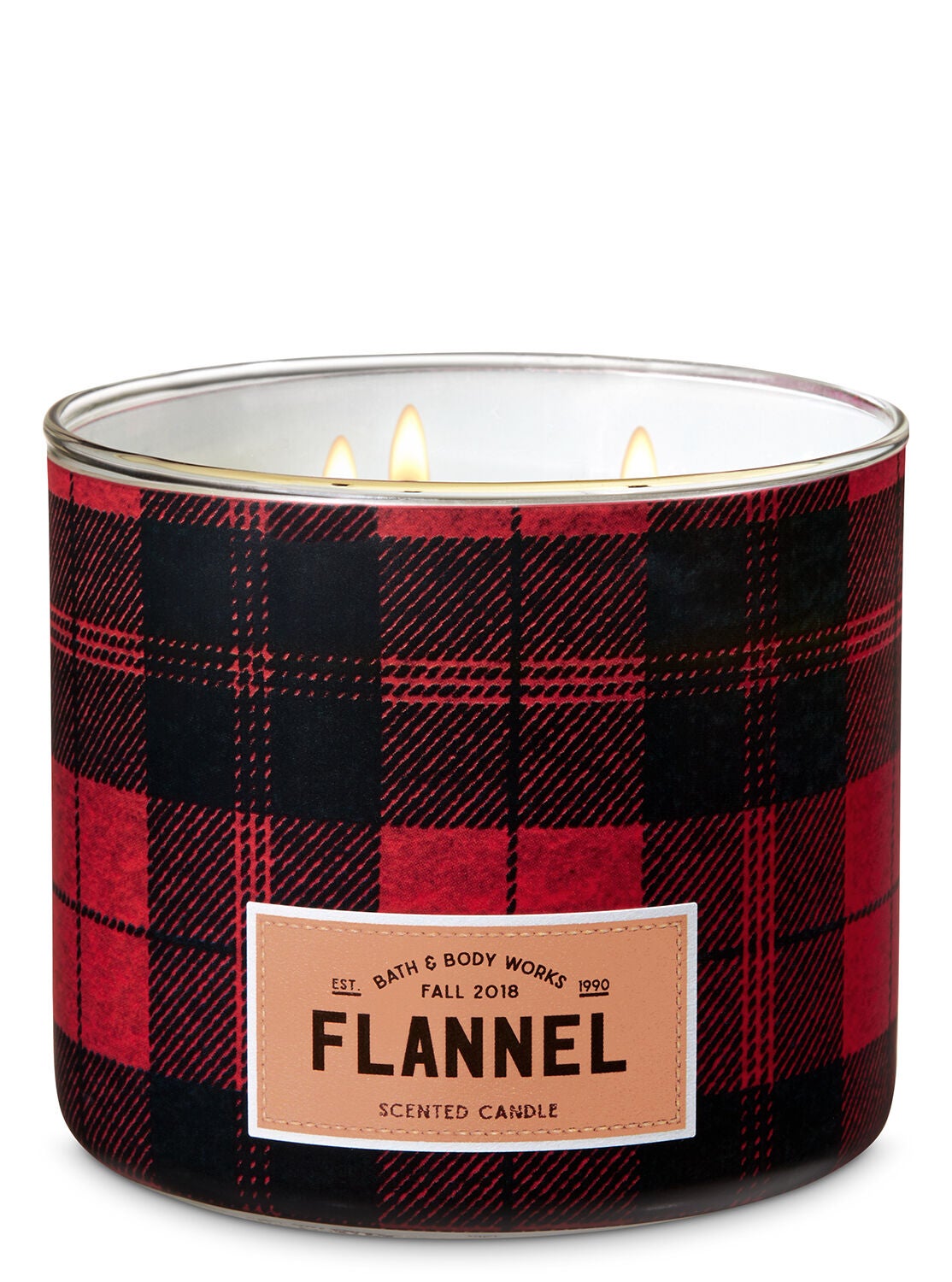 Flannel 3-Wick Candle - Bath And Body Works