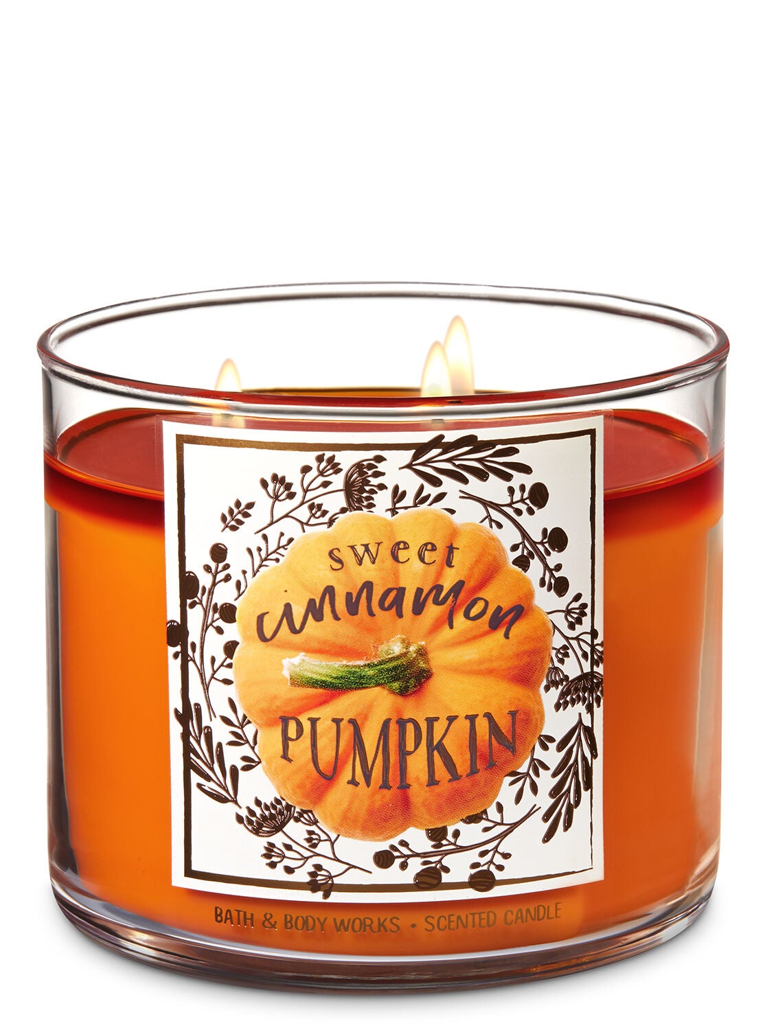 Sweet Cinnamon Pumpkin 3-Wick Candle - Bath And Body Works