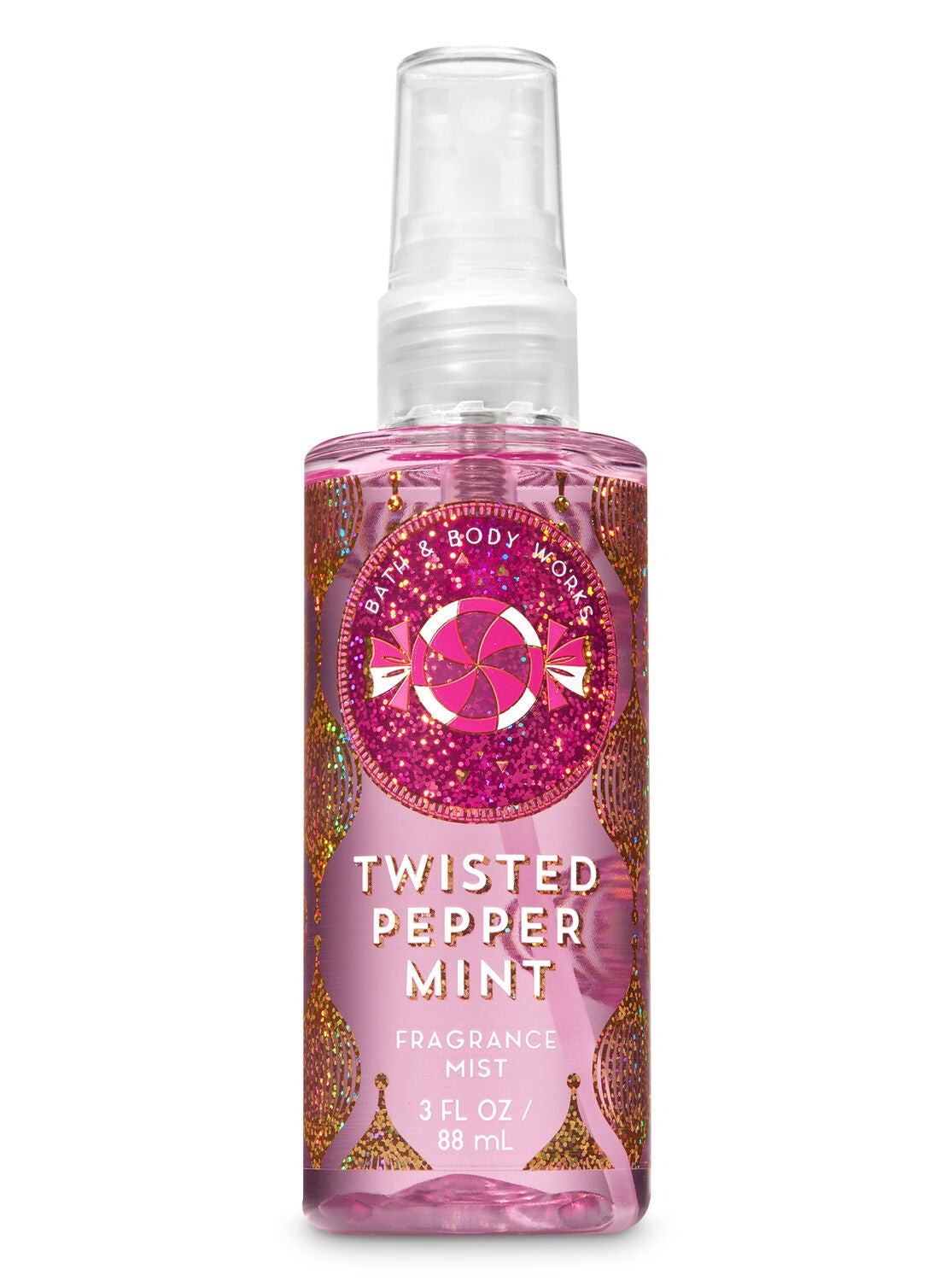 Signature Collection Twisted Peppermint Travel Size Fine Fragrance Mist - Bath And Body Works