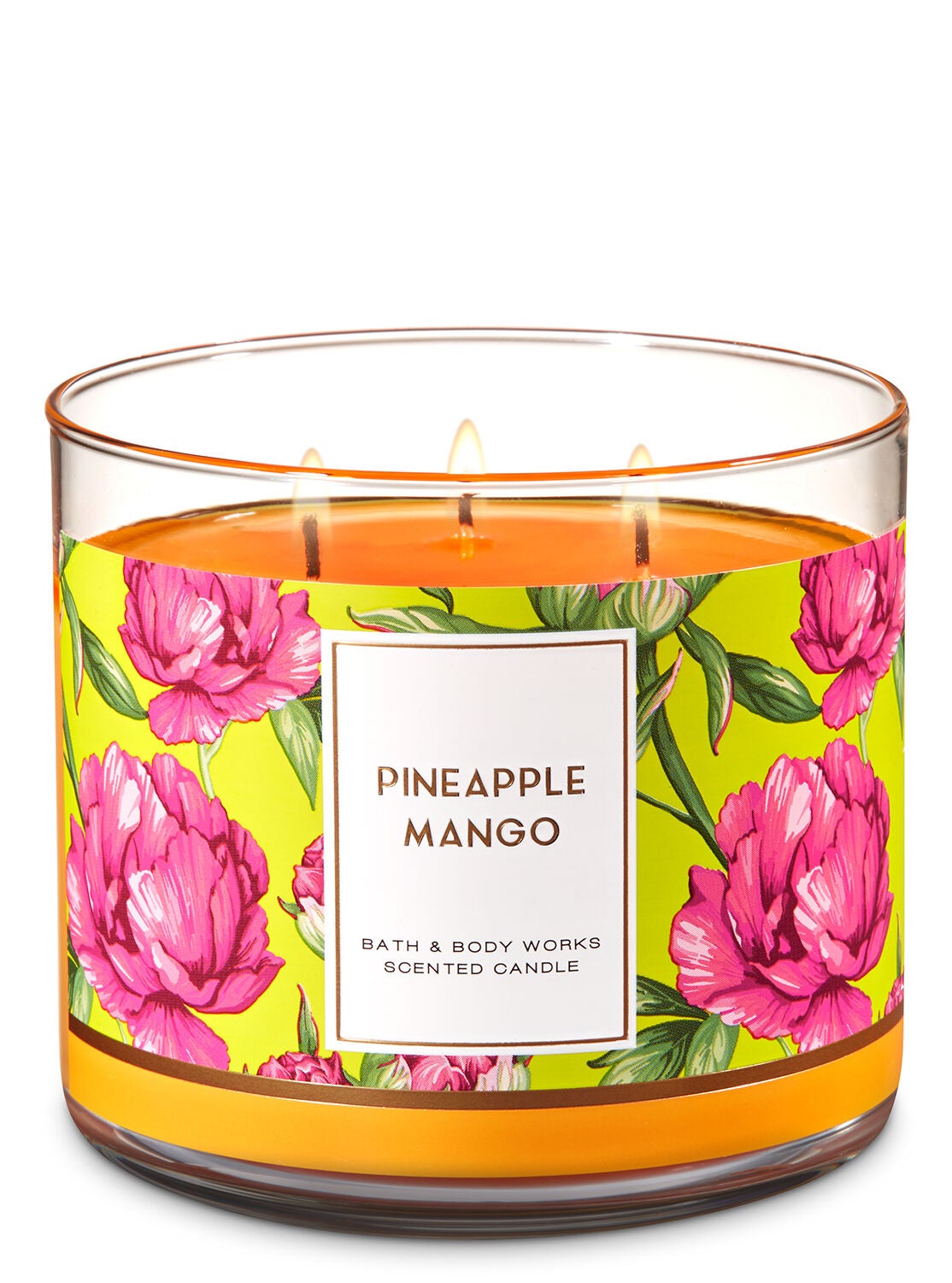 Pineapple Mango 3-Wick Candle - Bath And Body Works