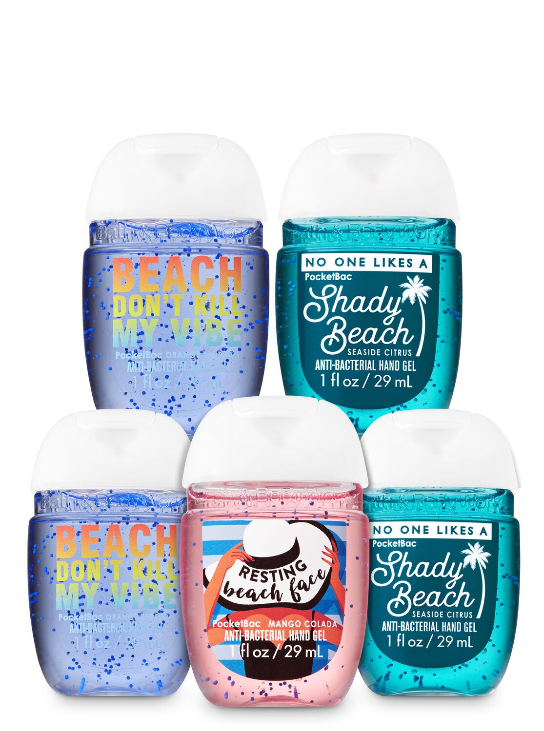 Message in a Bottle 5-Pack PocketBac Hand Sanitizers - Bath And Body Works