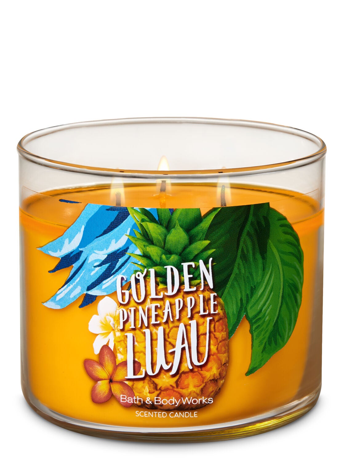 Golden Pineapple Luau 3-Wick Candle - Bath And Body Works