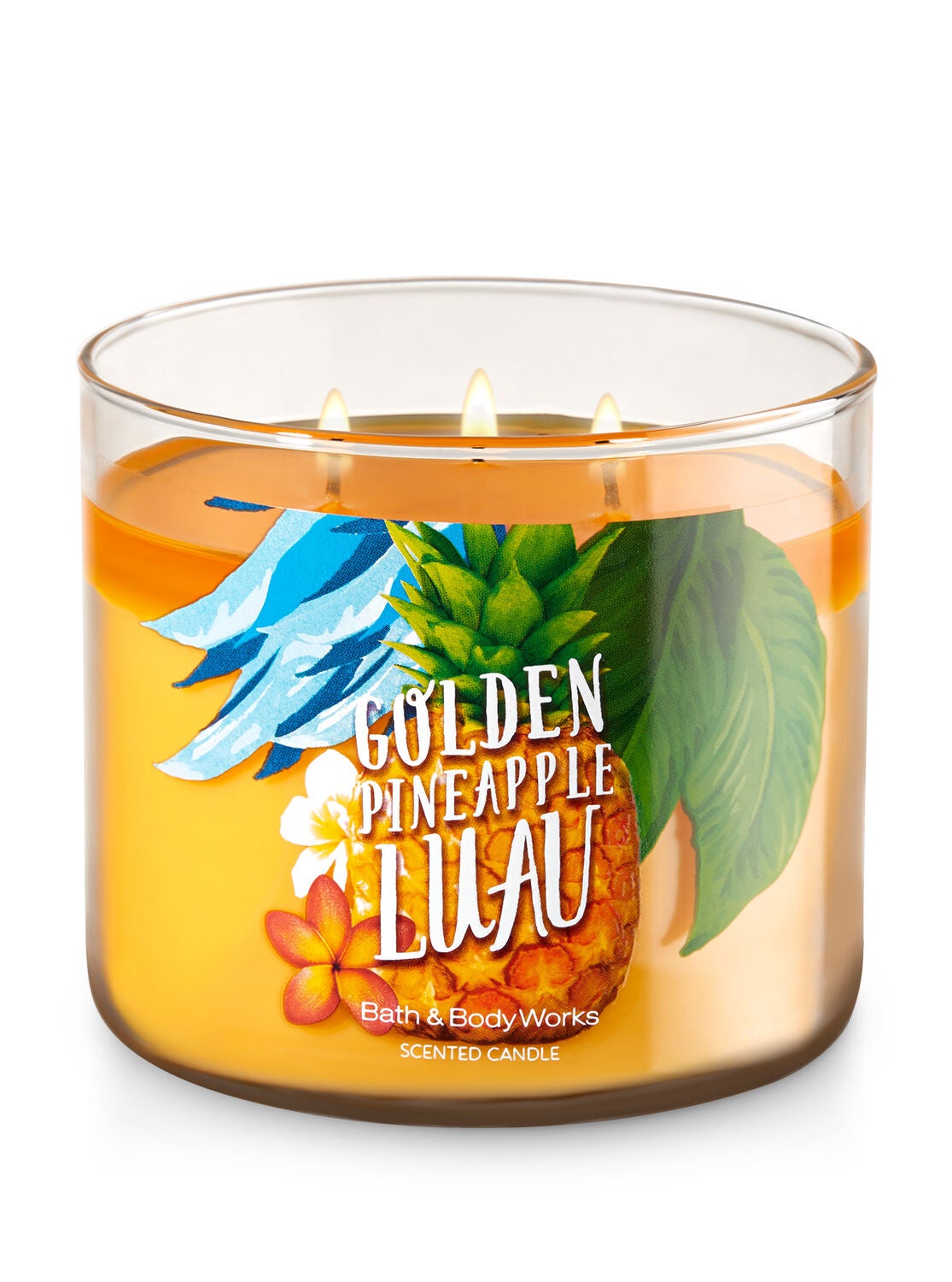Golden Pineapple Luau 3-Wick Candle - Bath And Body Works