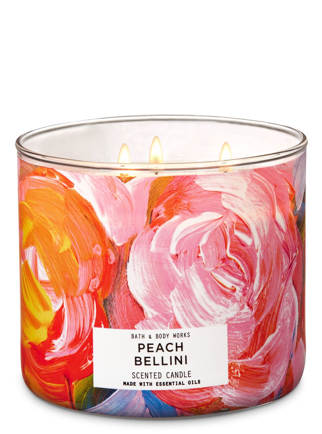 Peach Bellini 3-Wick Candle - Bath And Body Works