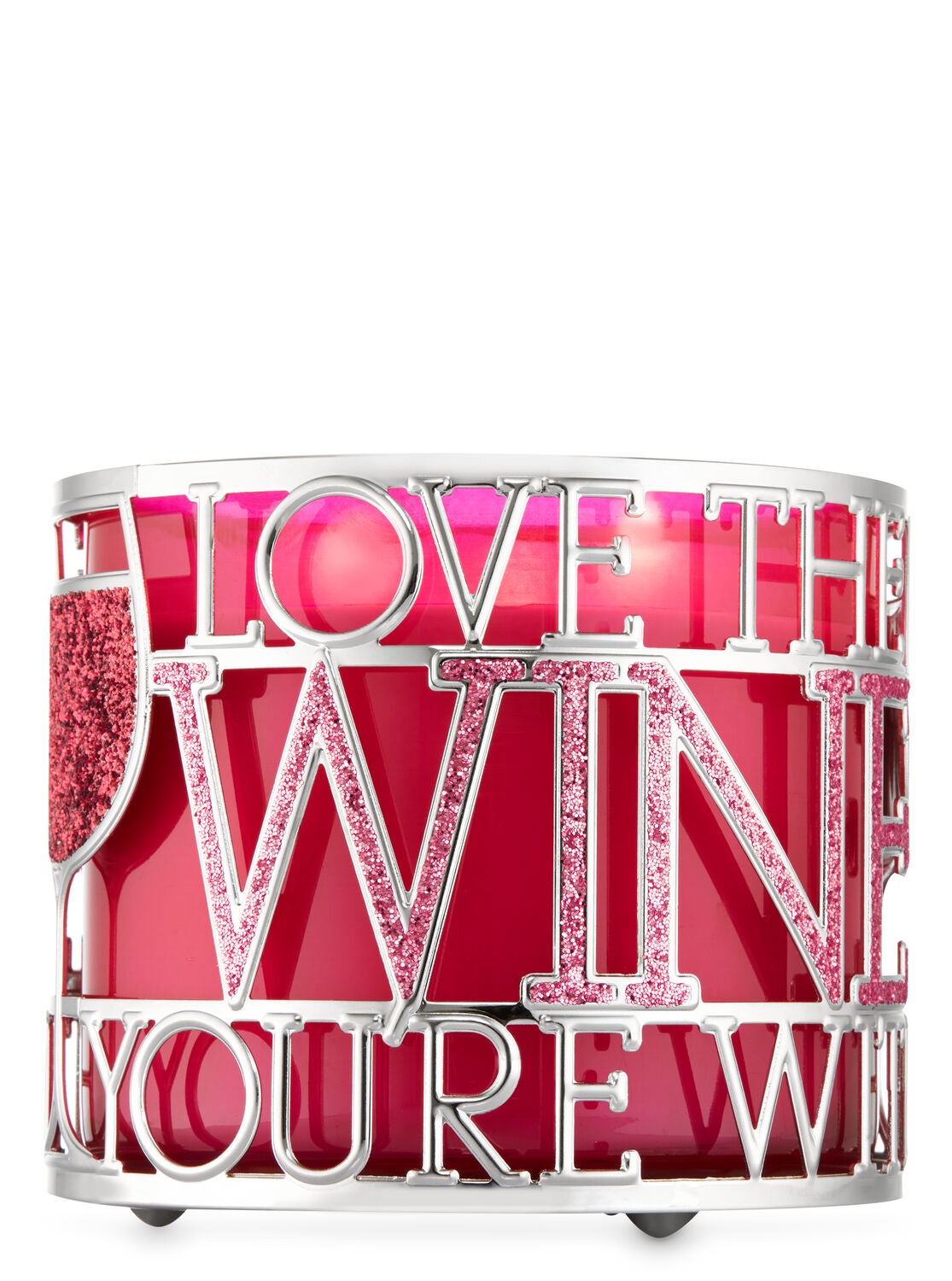 Love the Wine You're With 3-Wick Candle Holder - Bath And Body Works