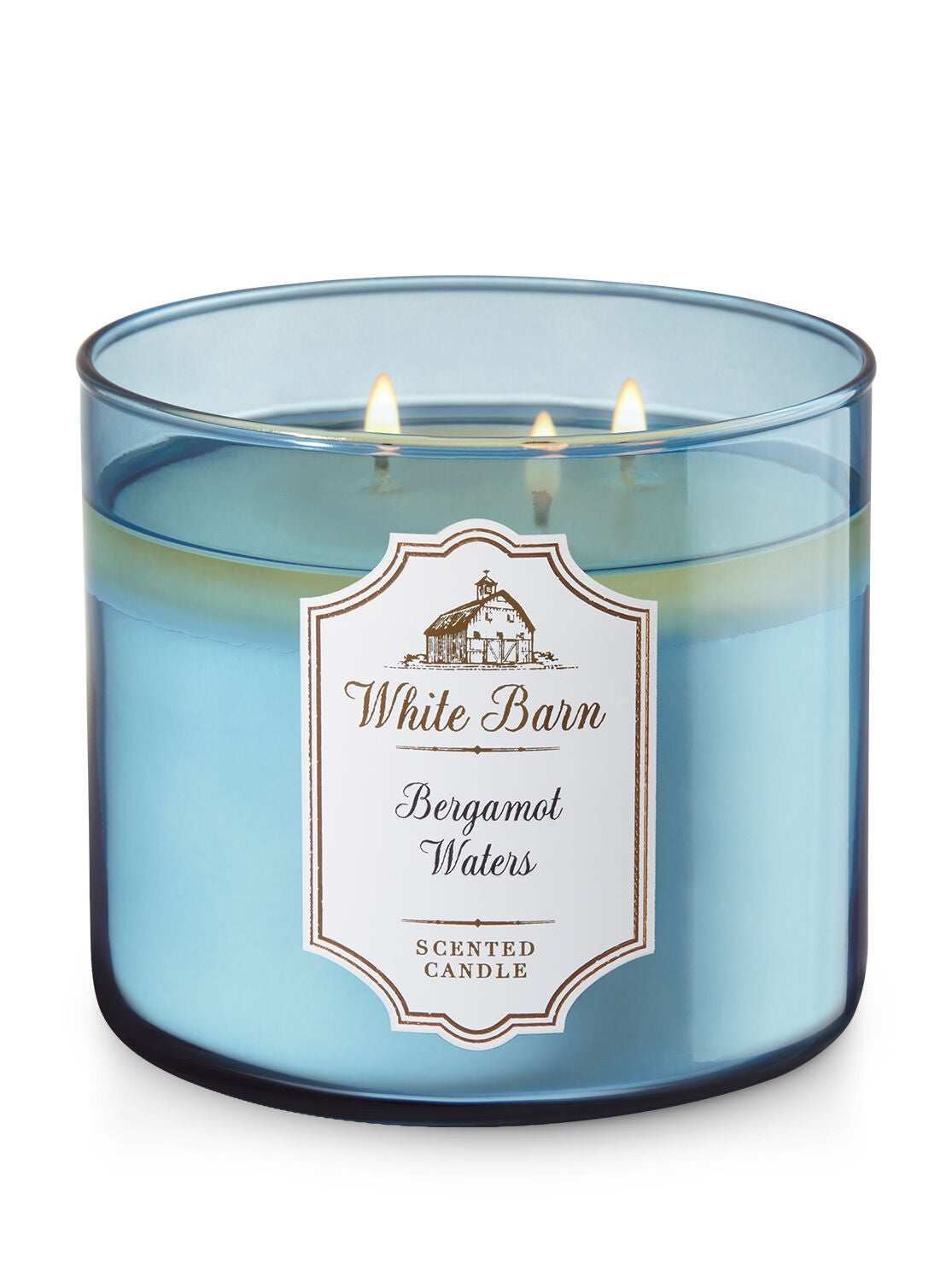 bergamot waters 3 wick candle white barn bath body works who makes bath and body works candles