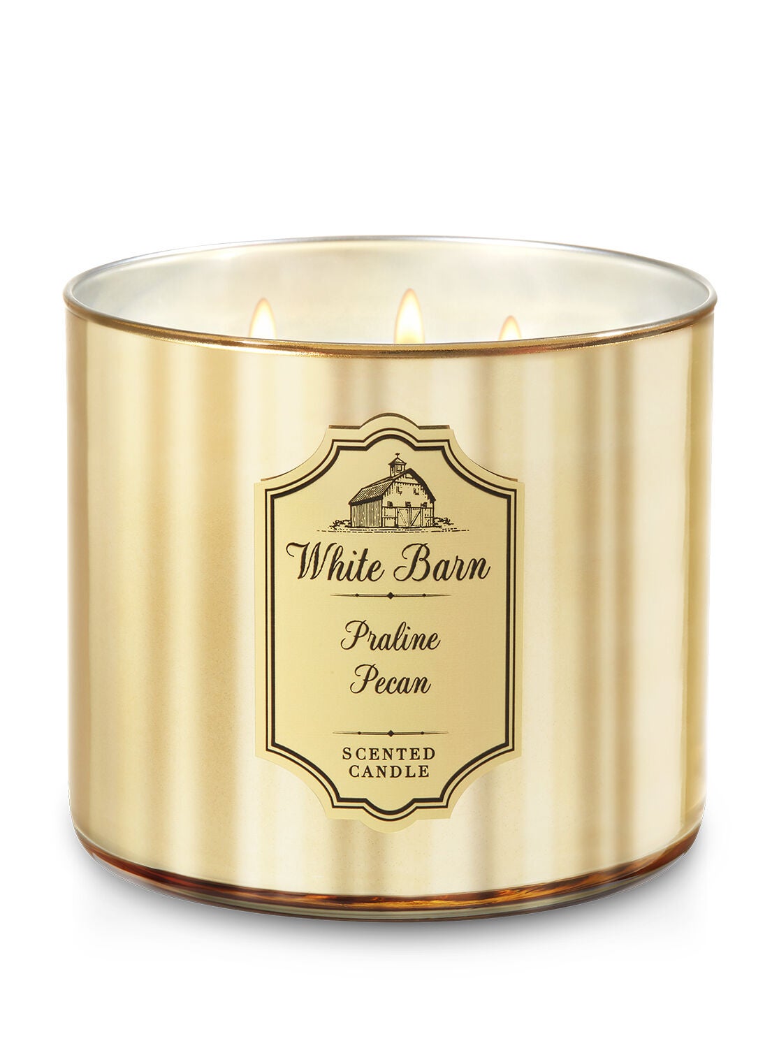 White Barn Praline Pecan 3-Wick Candle - Bath And Body Works