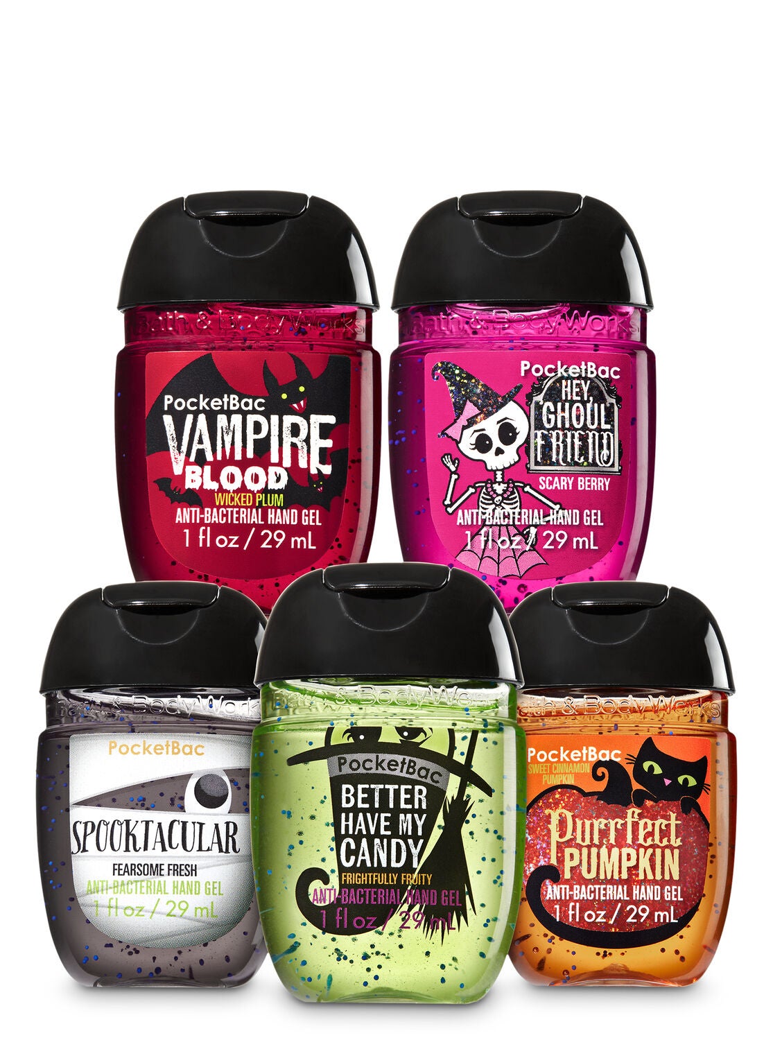 Halloween Faves 5-Pack PocketBac Sanitizers - Bath And Body Works