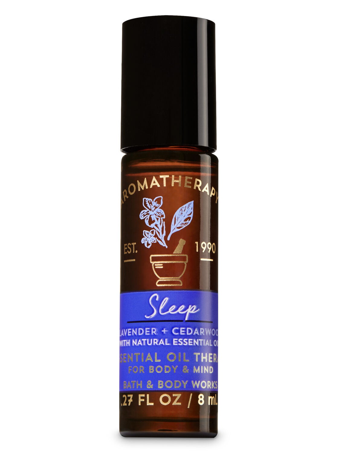sleep lavender cedarwood essential oil rollerball aromatherapy bath and body works lavender oil