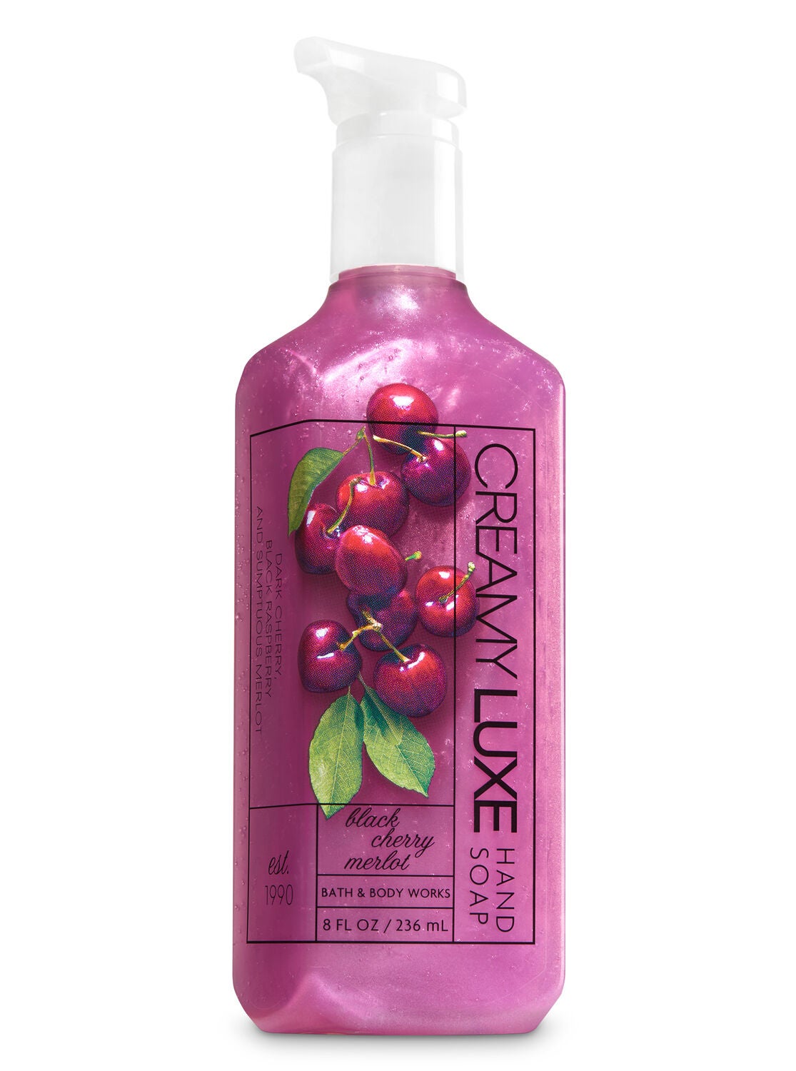 Black Cherry Merlot Creamy Luxe Hand Soap - Bath And Body Works