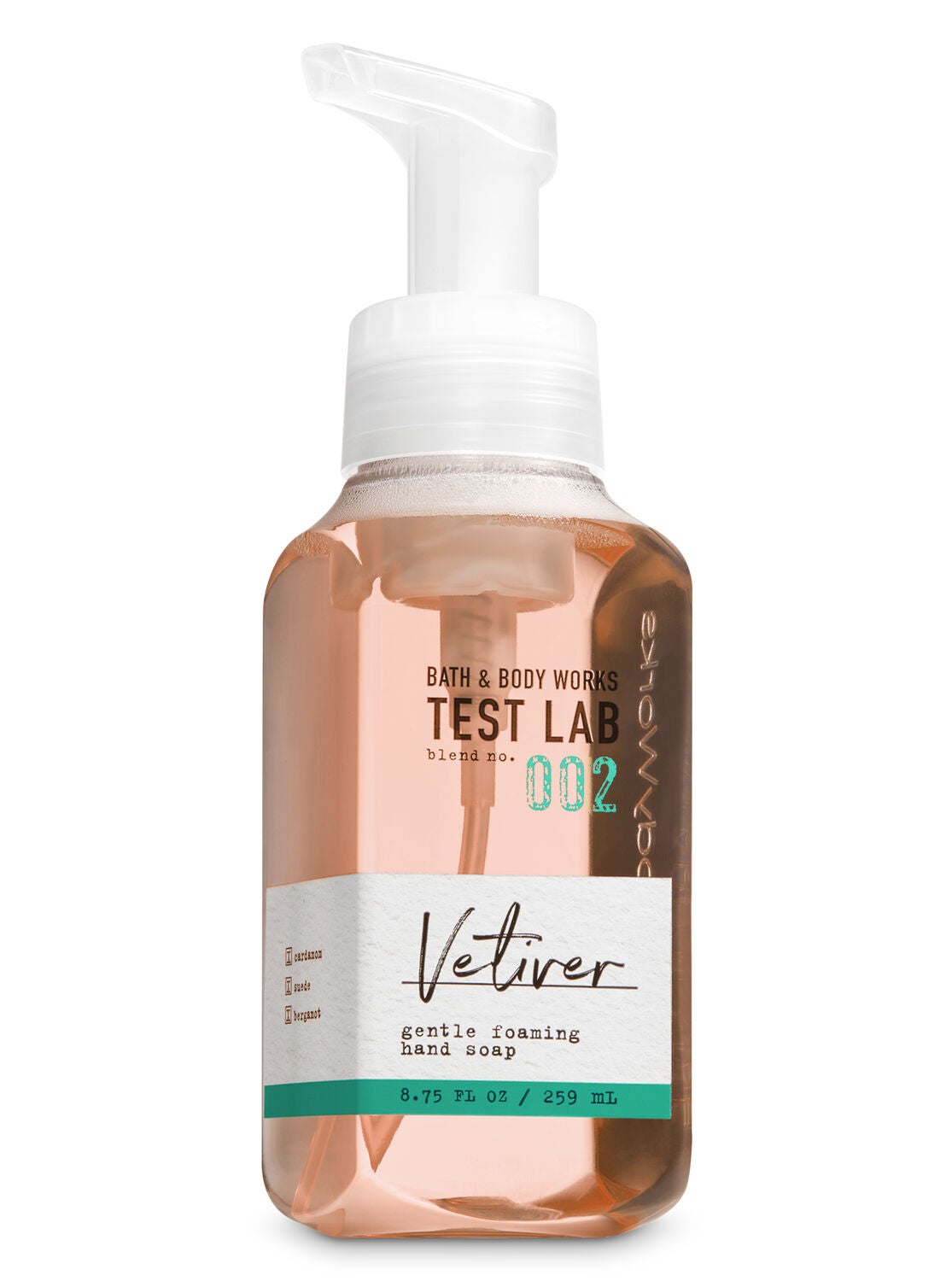 Bath & Body Works Test Lab Blend No. 002 Vetiver Gentle Foaming Hand Soap - Bath And Body Works