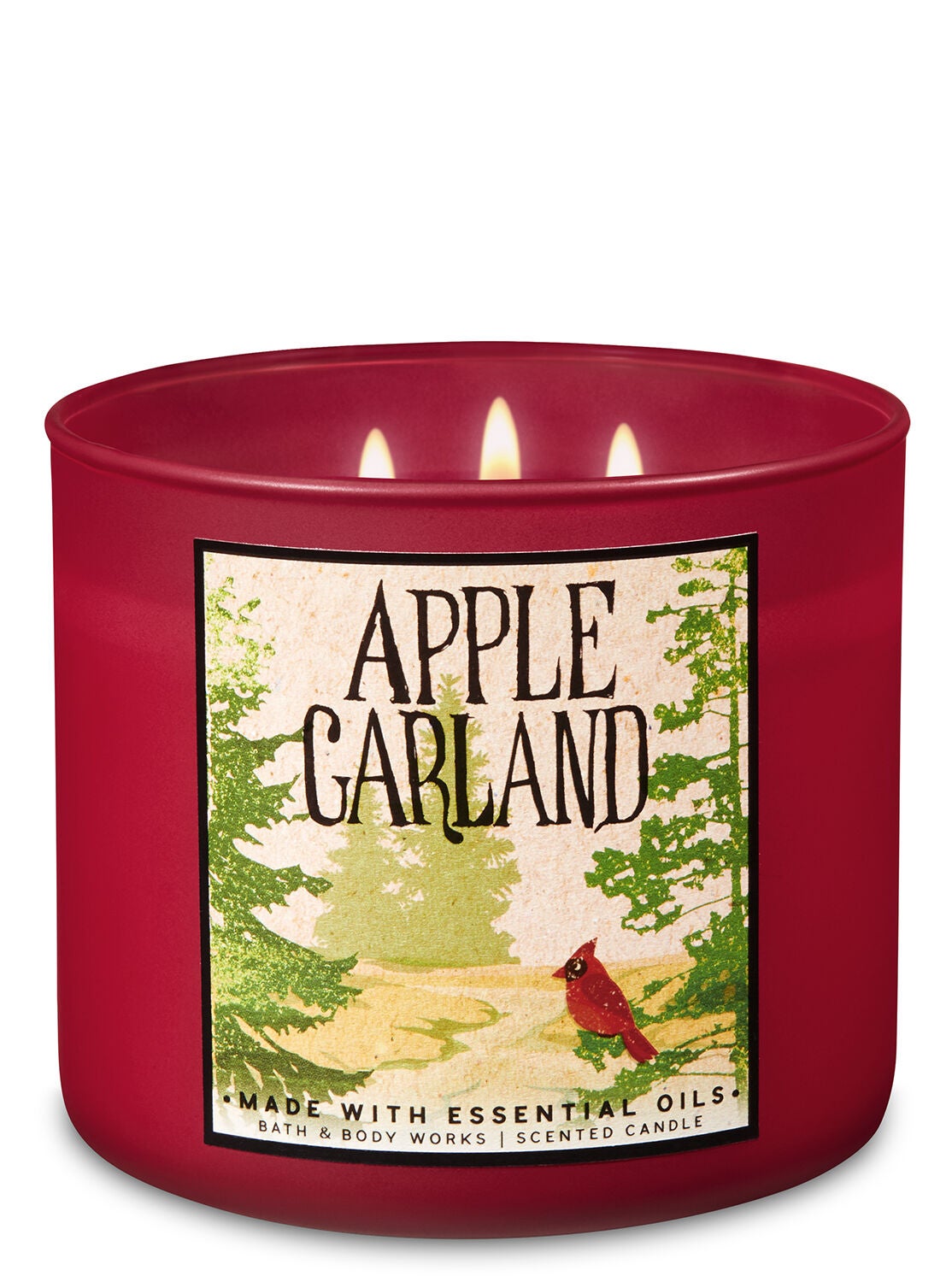 Apple Garland 3-Wick Candle - Bath And Body Works