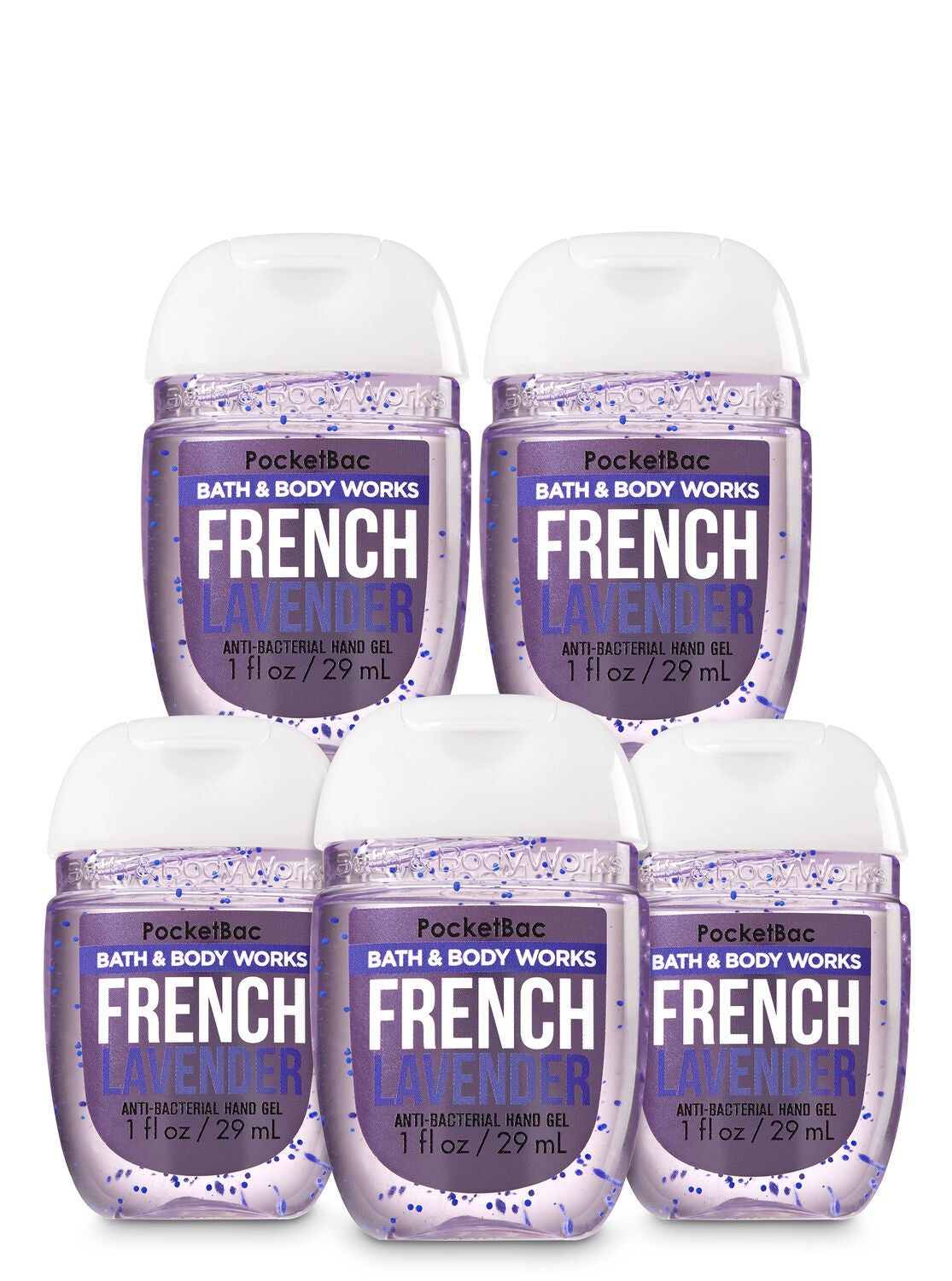 French Lavender 5-Pack PocketBac Hand Sanitizers - Bath And Body Works