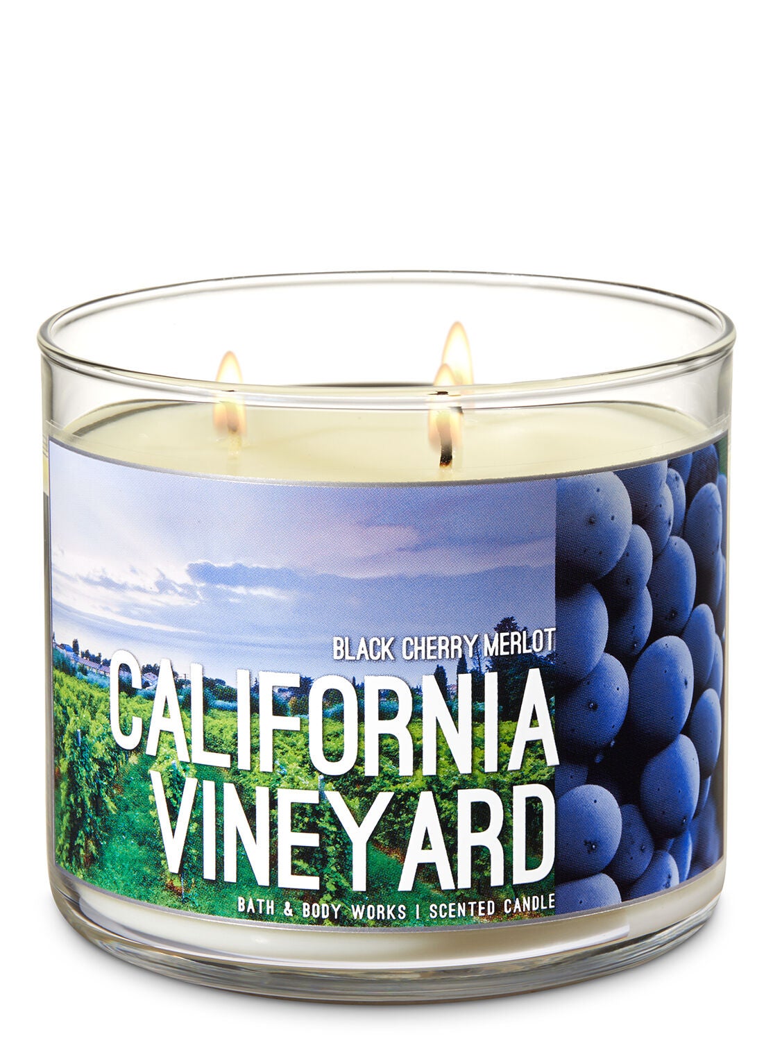 Black Cherry Merlot 3-Wick Candle - Bath And Body Works