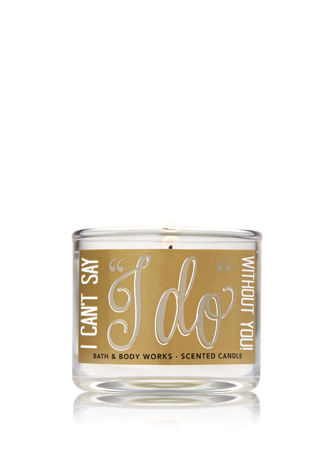 Blushing Pink Rose Petals Mini Candle - Bath And Body Works