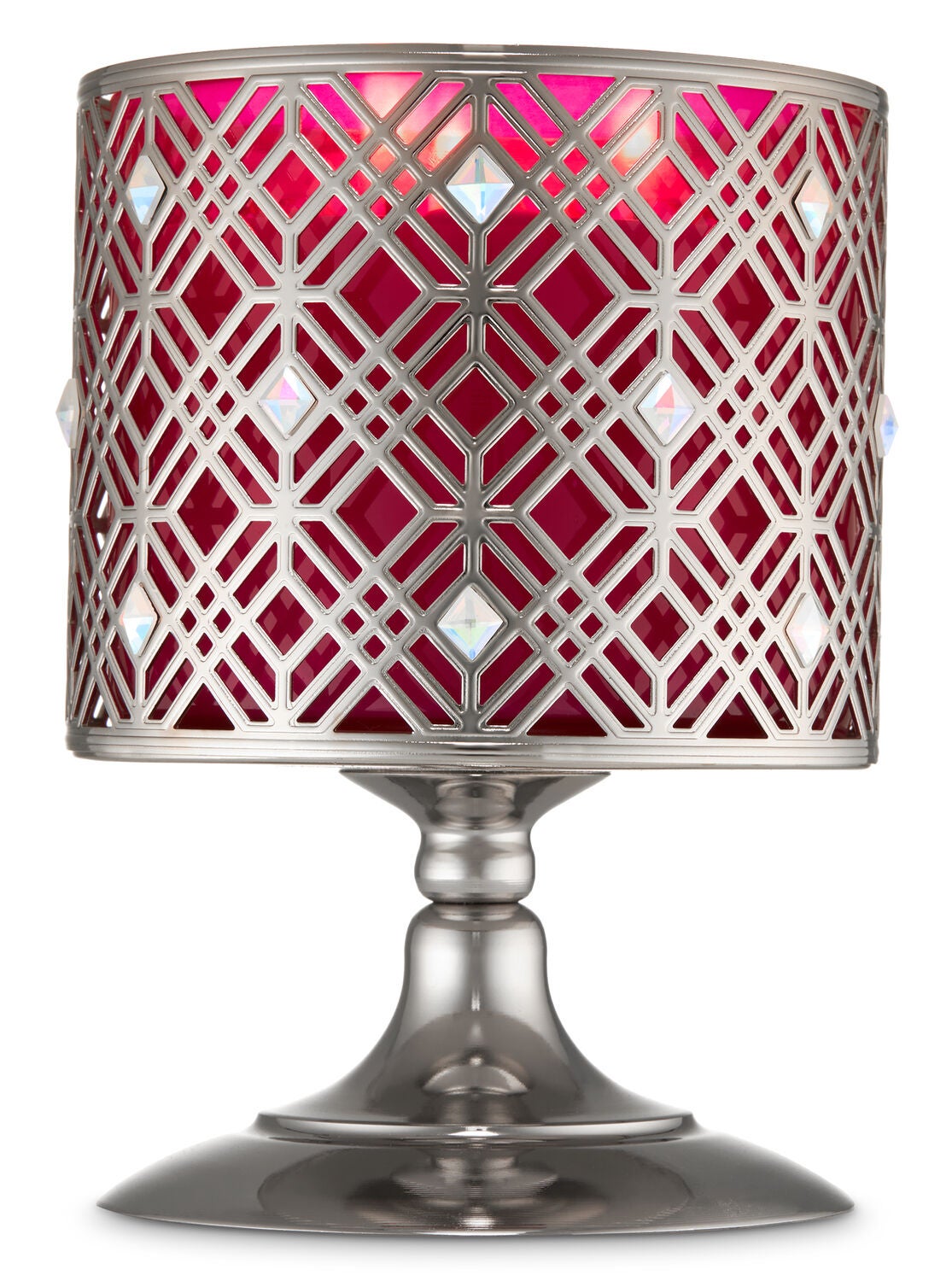 Geo Bling Pedestal 3-Wick Candle Holder - Bath And Body Works