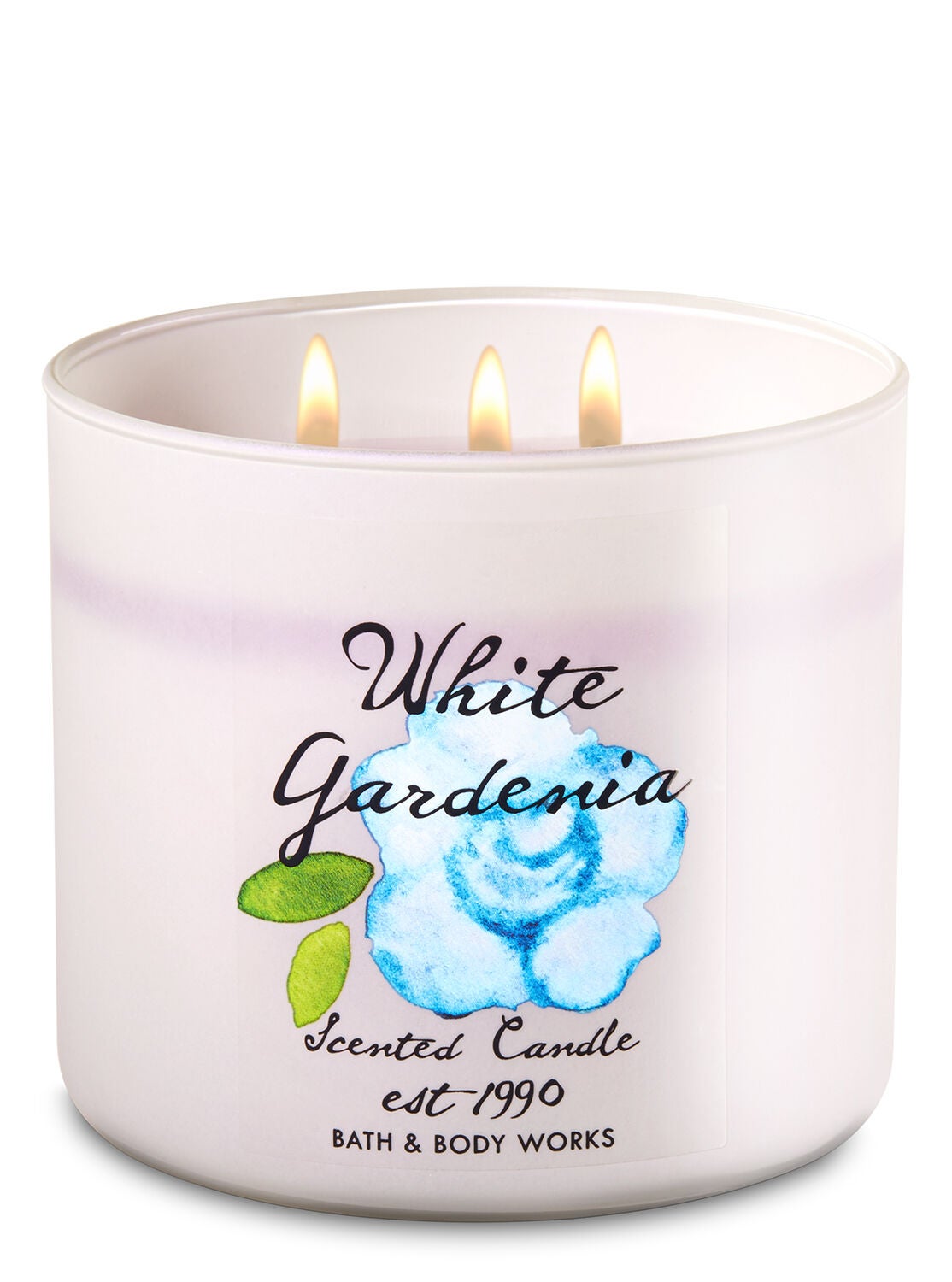 White Gardenia 3-Wick Candle - Bath And Body Works