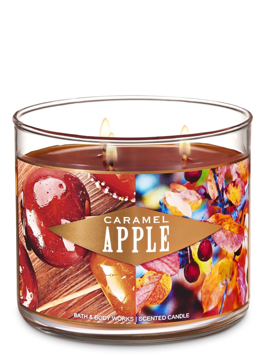 Caramel Apple 3-Wick Candle - Bath And Body Works