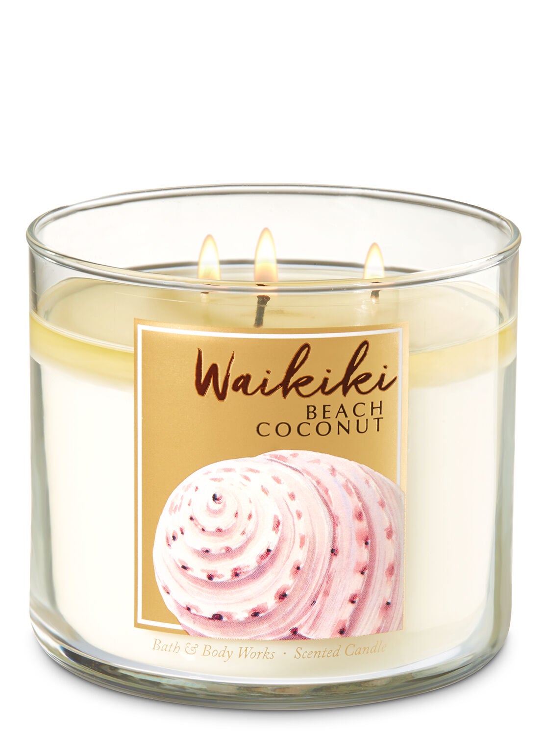 Waikiki Beach Coconut 3-Wick Candle - Bath And Body Works