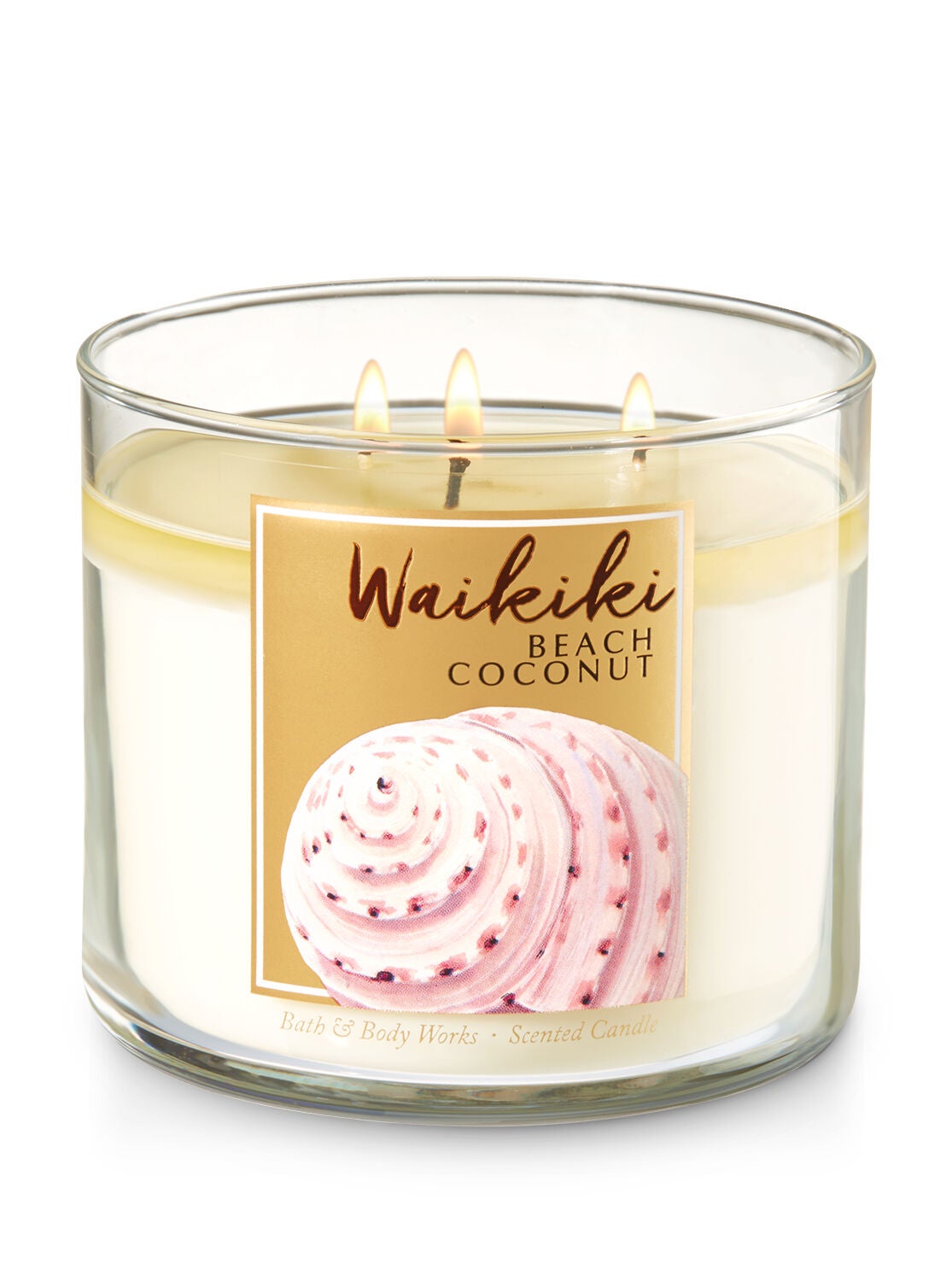 Waikiki Beach Coconut 3-Wick Candle - Bath And Body Works