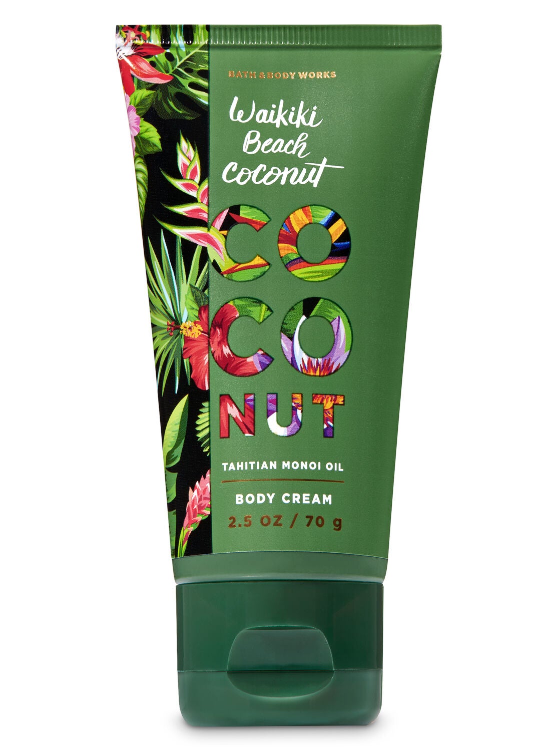 Signature Collection Waikiki Beach Coconut Travel Size Body Cream - Bath And Body Works