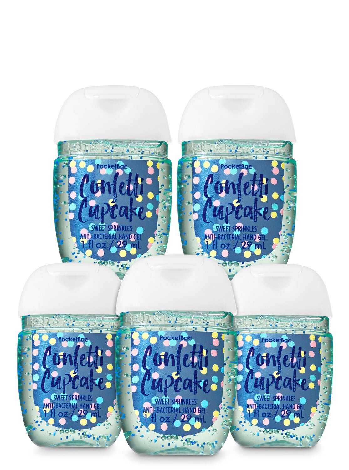 Sweet Sprinkles PocketBac Hand Sanitizers, 5-Pack - Bath And Body Works