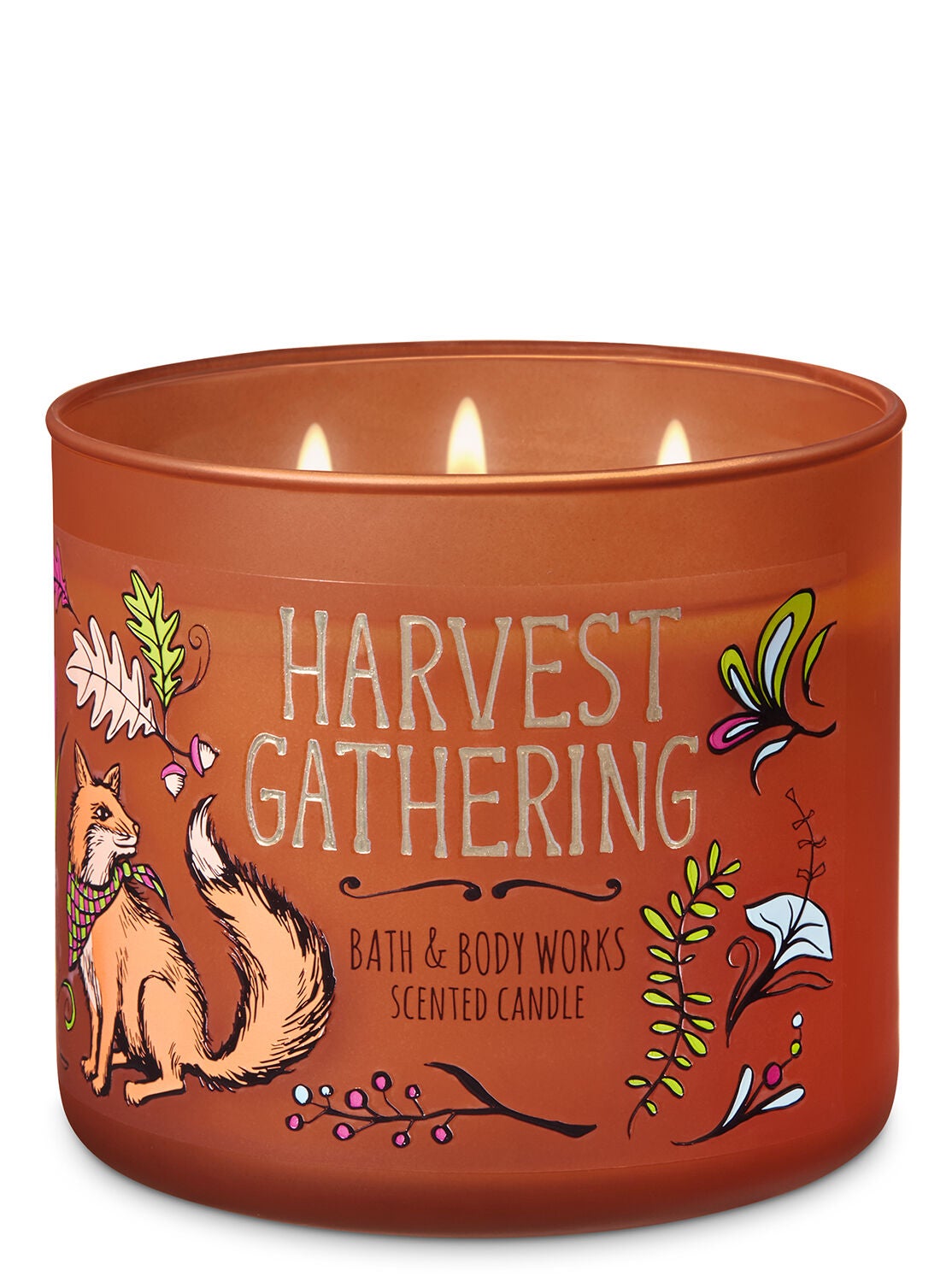 Harvest Gathering 3-Wick Candle - Bath And Body Works