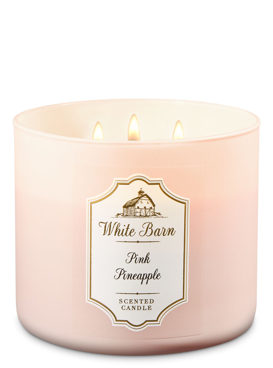 White Barn Pink Pineapple 3-Wick Candle - Bath And Body Works