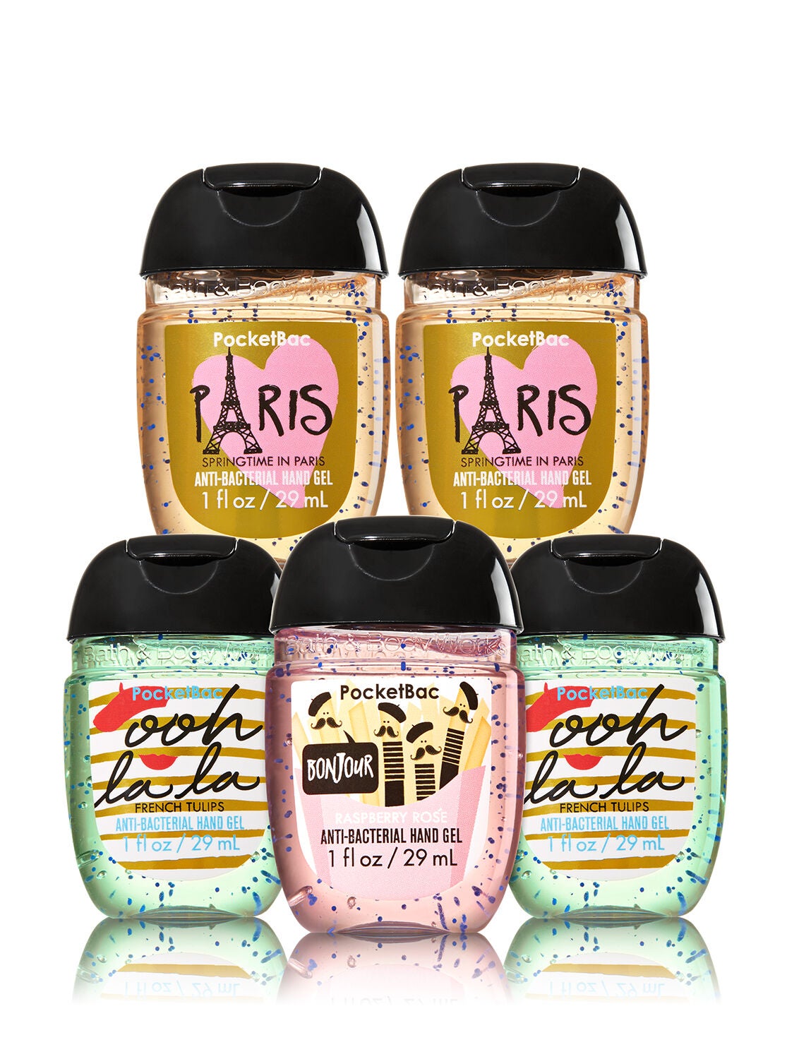 French Twist 5-Pack PocketBac Sanitizers - Bath And Body Works