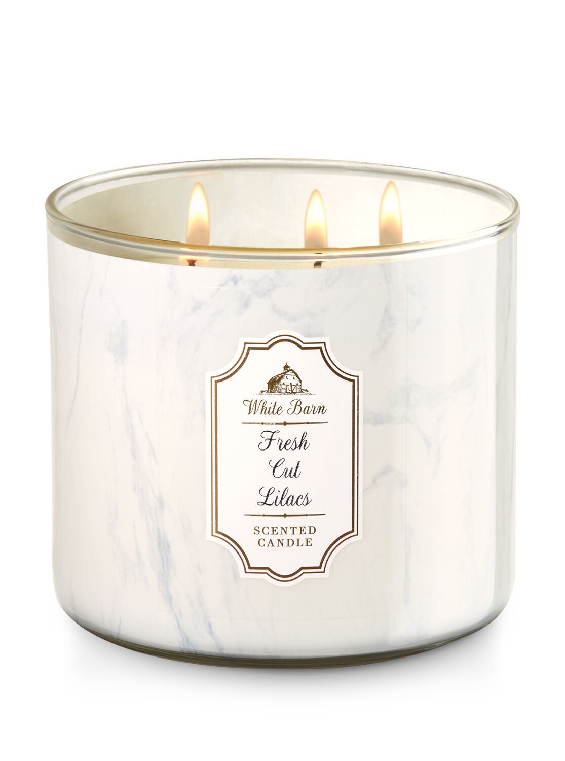 Fresh Cut Lilacs 3-Wick Candle - Bath And Body Works