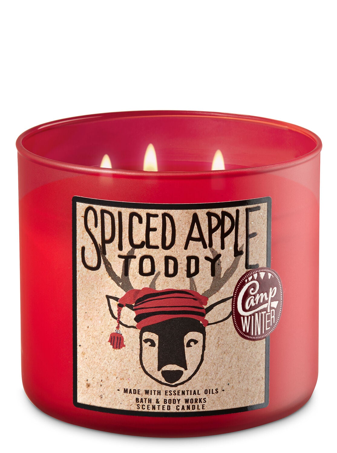 Spiced Apple Toddy 3-Wick Candle - Bath And Body Works