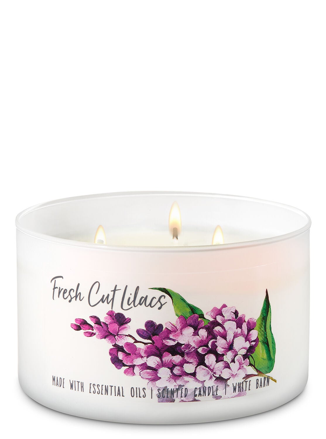 Fresh Cut Lilacs 3-Wick Candle - Bath And Body Works