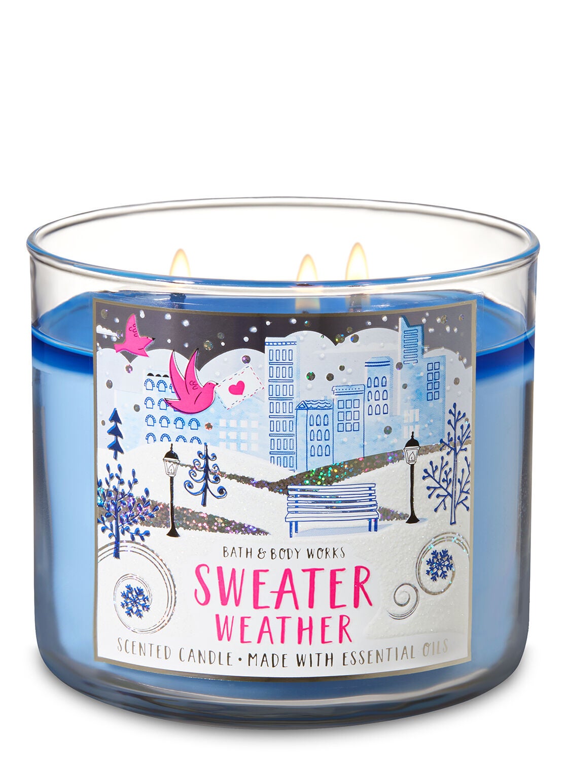 Sweater Weather 3-Wick Candle - Bath And Body Works