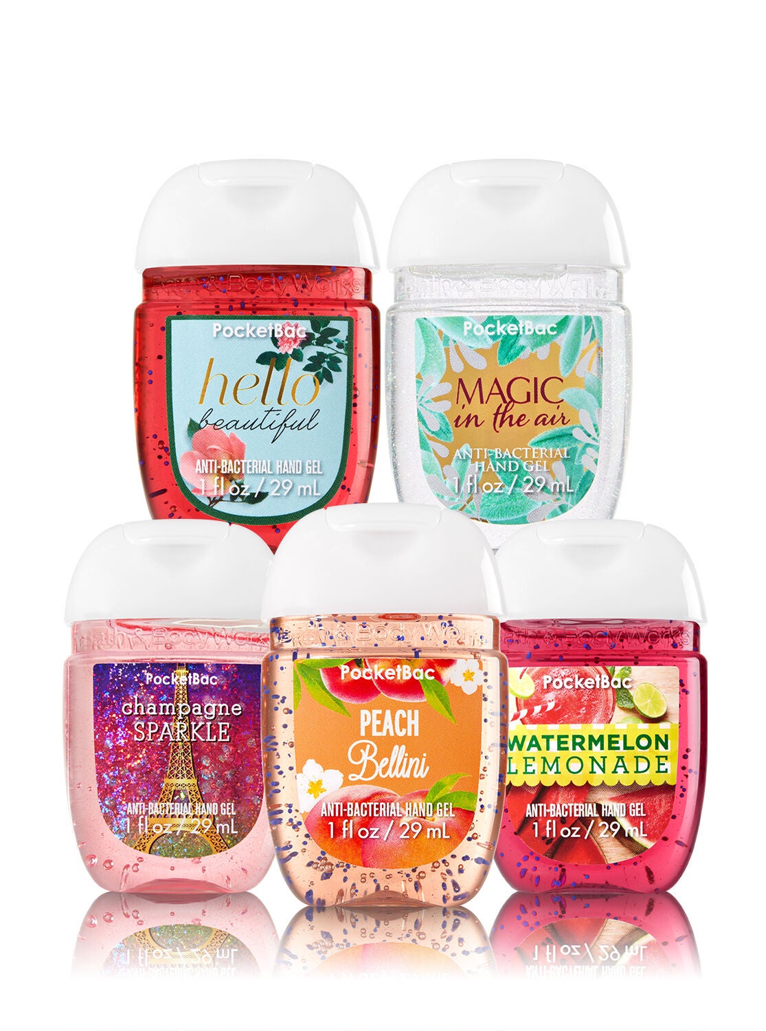 Most-Loved Favorites 5-Pack PocketBac Sanitizers - Bath And Body Works