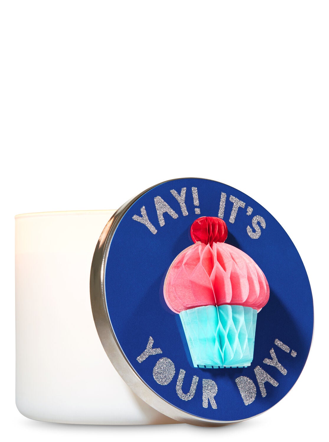 Cupcake 3-Wick Candle Lid Magnet - Bath And Body Works