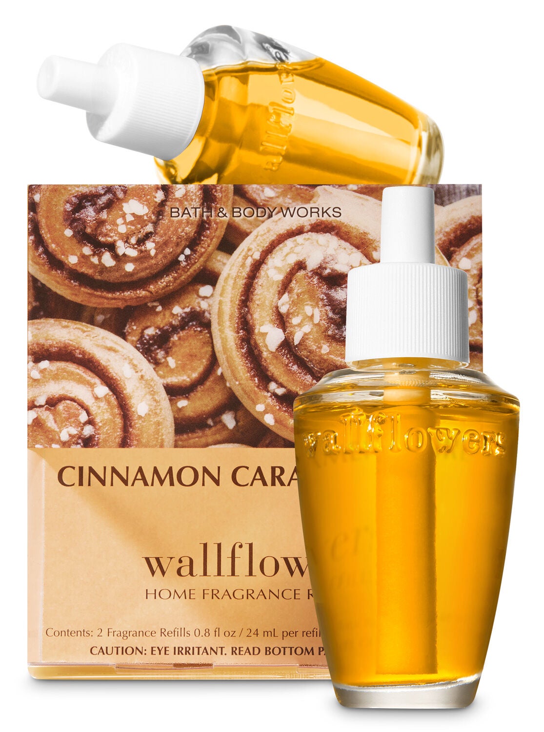 Cinnamon Caramel Swirl Wallflowers Refills, 2-Pack - Bath And Body Works