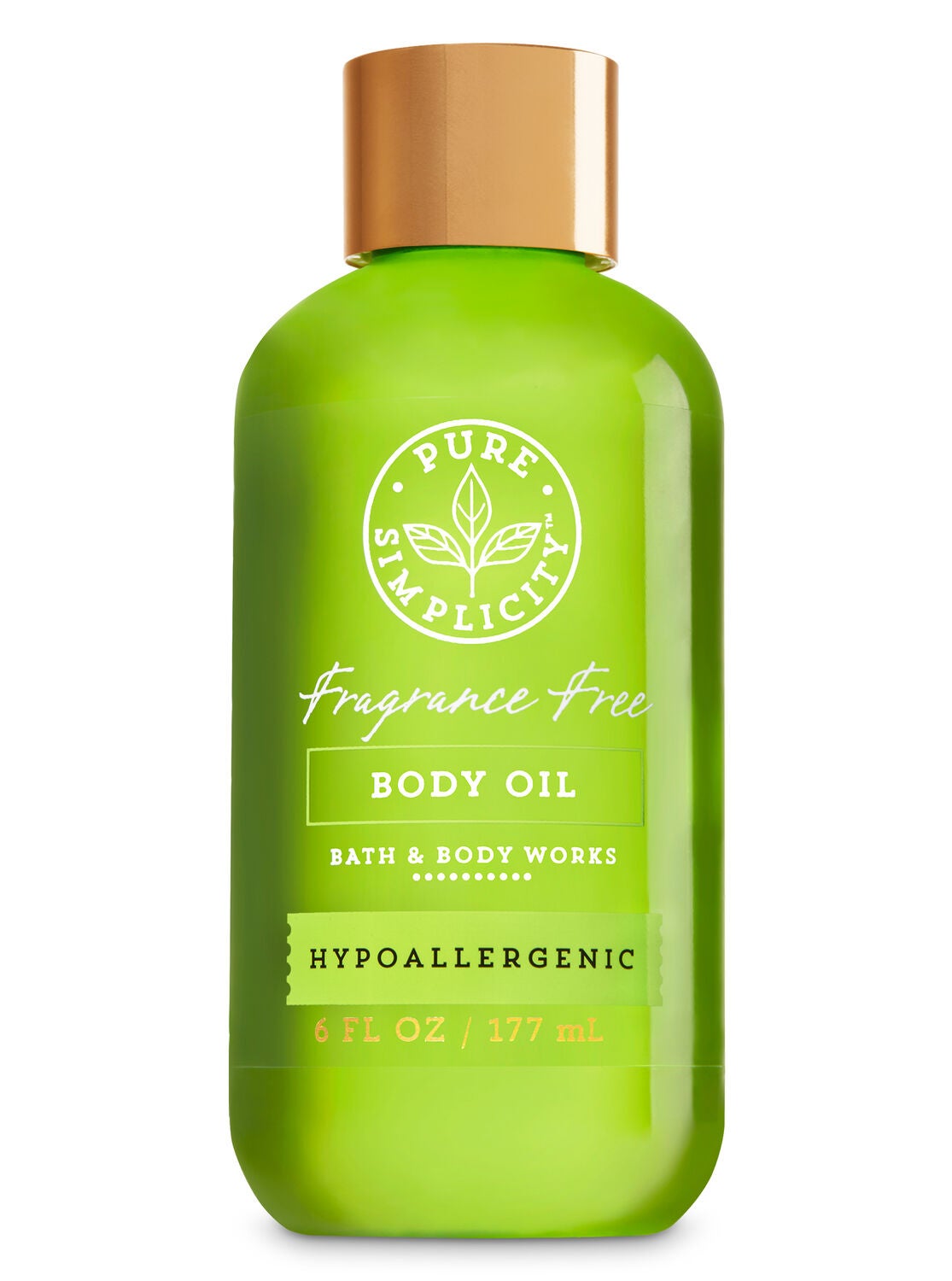 Fragrance Free Body Oil - Bath And Body Works