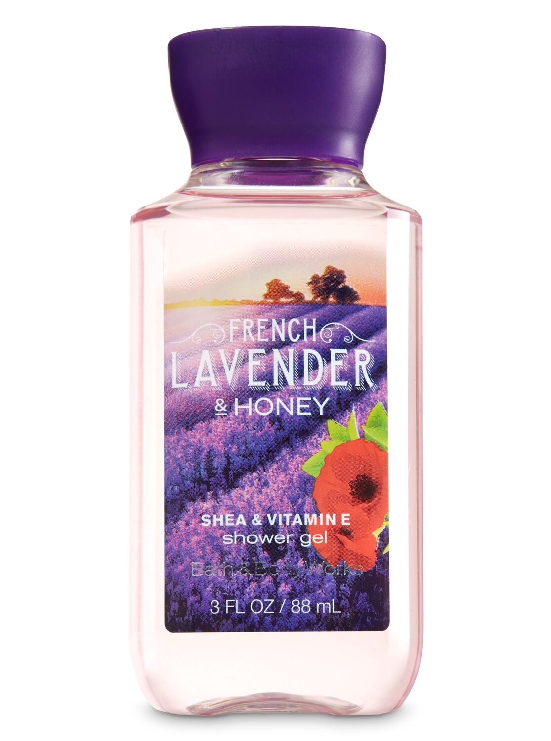 Signature Collection French Lavender & Honey Travel Size Shower Gel - Bath And Body Works