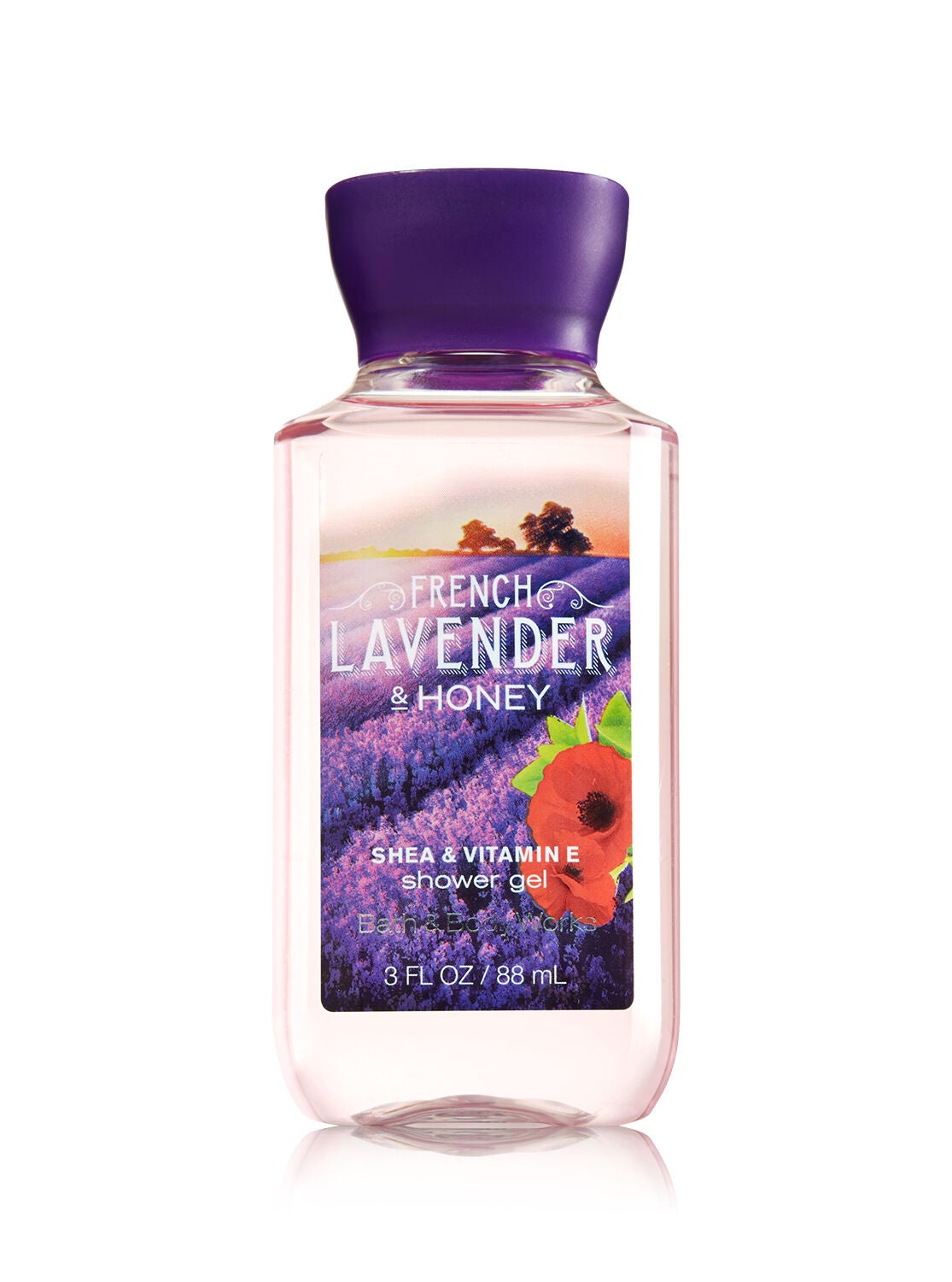 Signature Collection French Lavender & Honey Travel Size Shower Gel - Bath And Body Works
