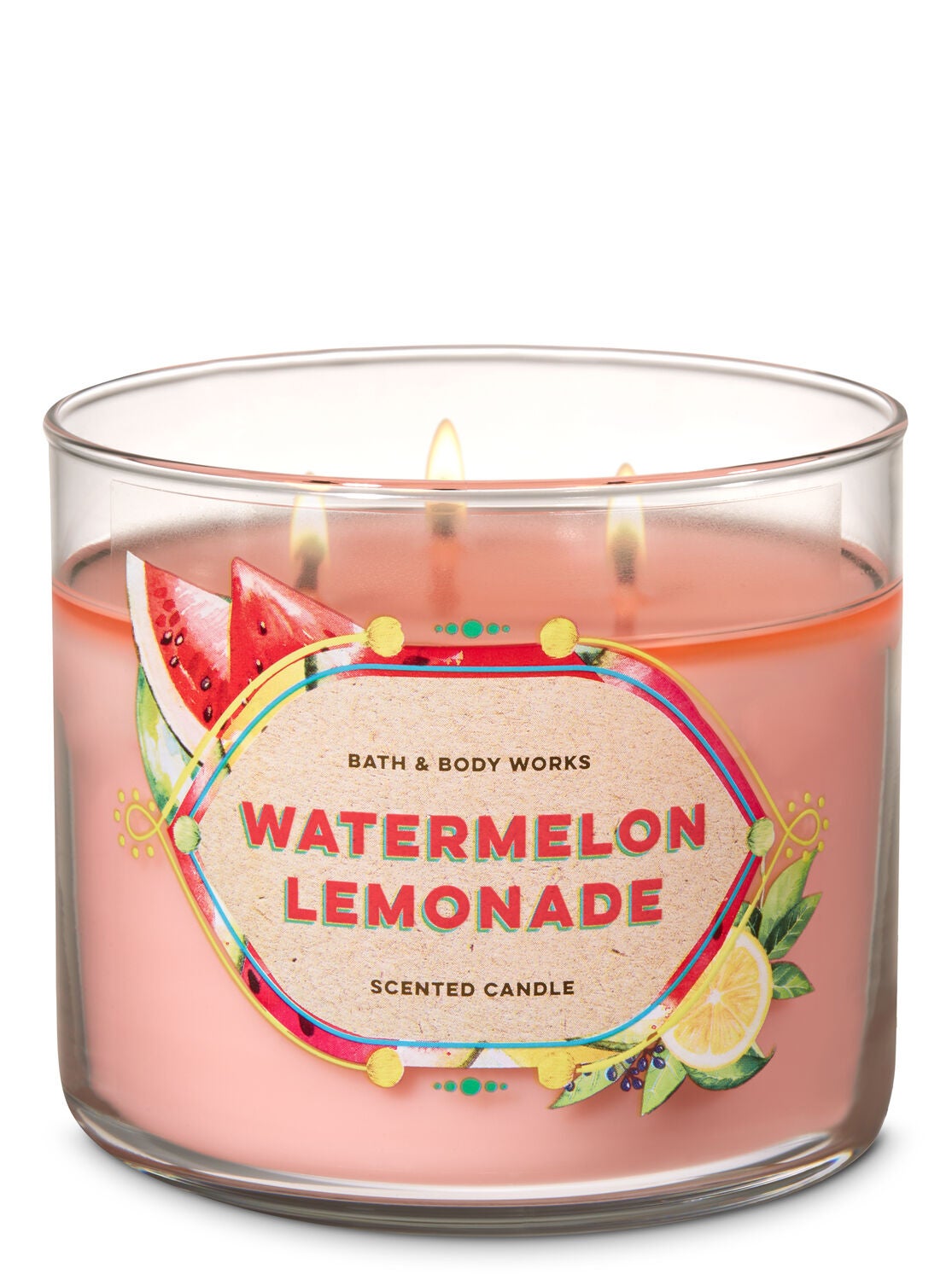 Watermelon Lemonade 3-Wick Candle - Bath And Body Works