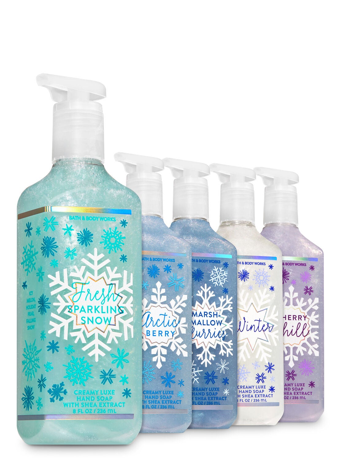 Snow Delightful Creamy Luxe Hand Soap, 5-Pack - Bath And Body Works