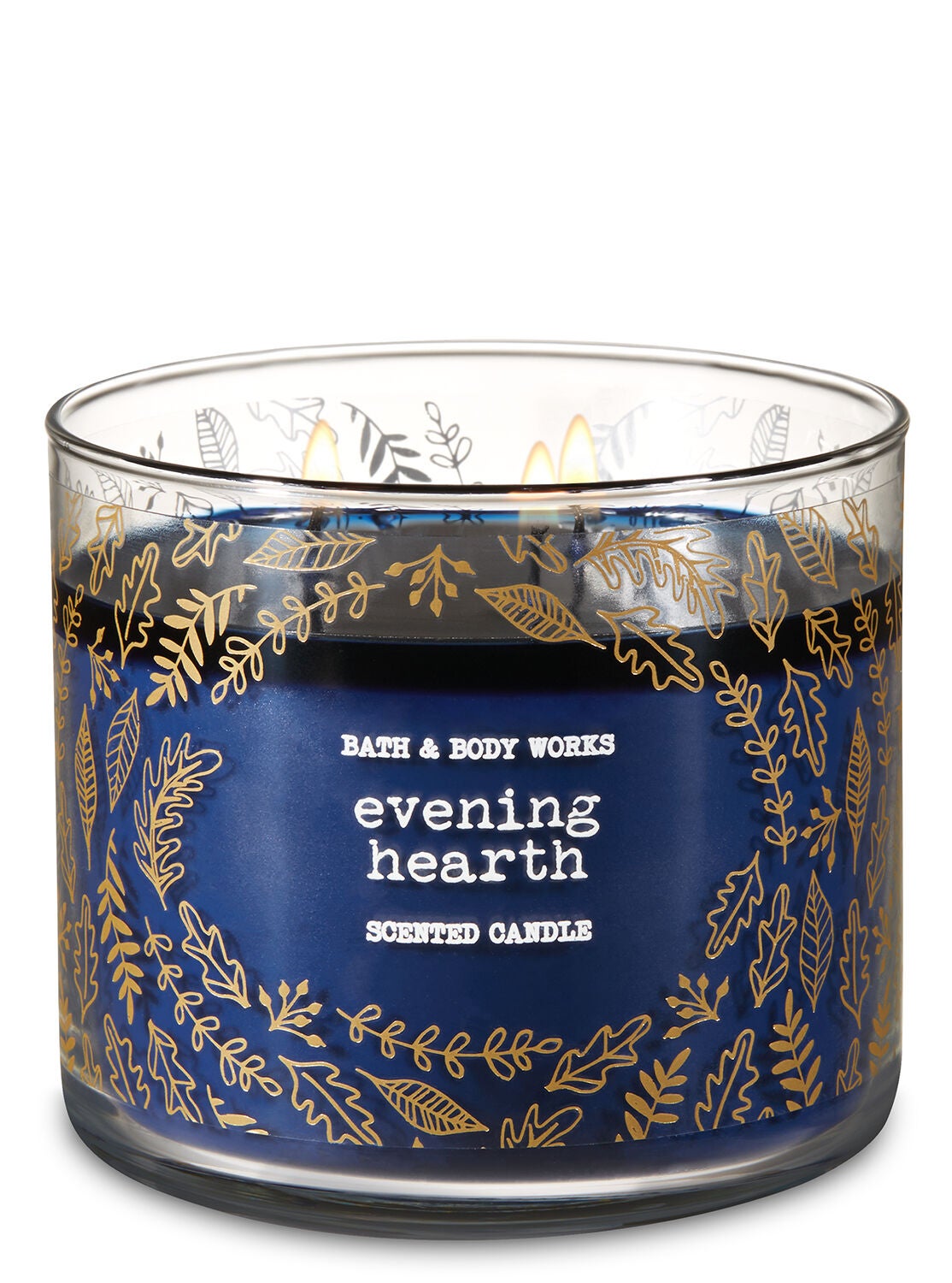 Evening Hearth 3-Wick Candle - Bath And Body Works