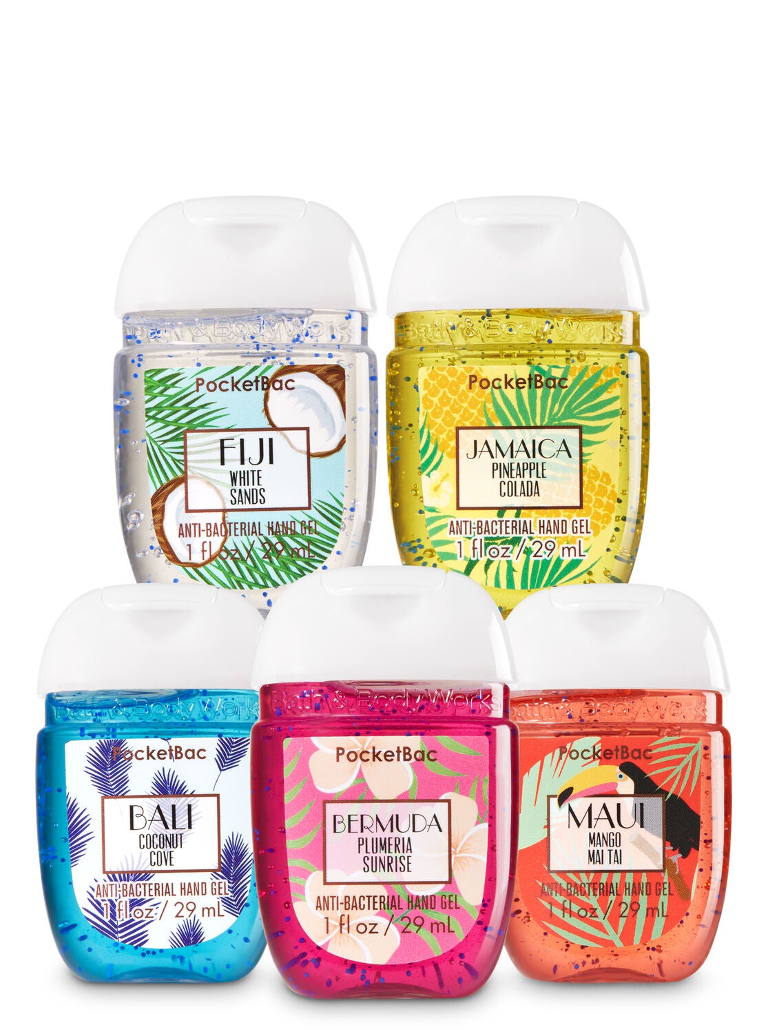 Destinations 5-Pack PocketBac Sanitizers - Bath And Body Works