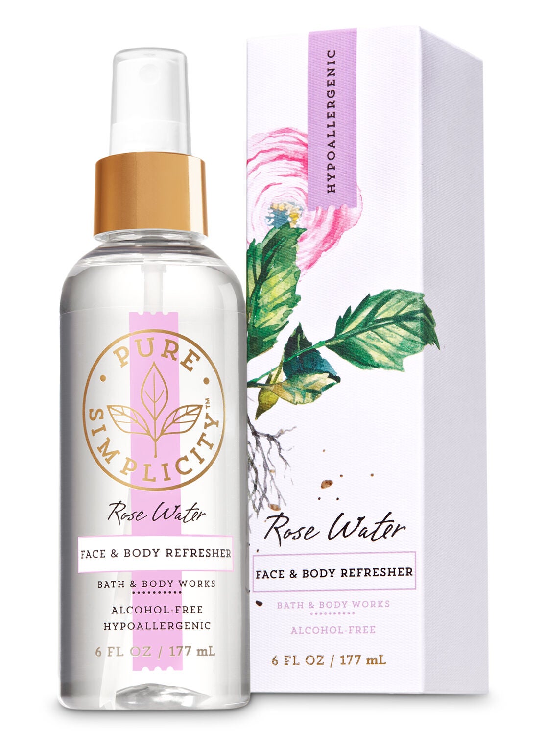 rose water face body refresher bath body works bath and body works winter rose
