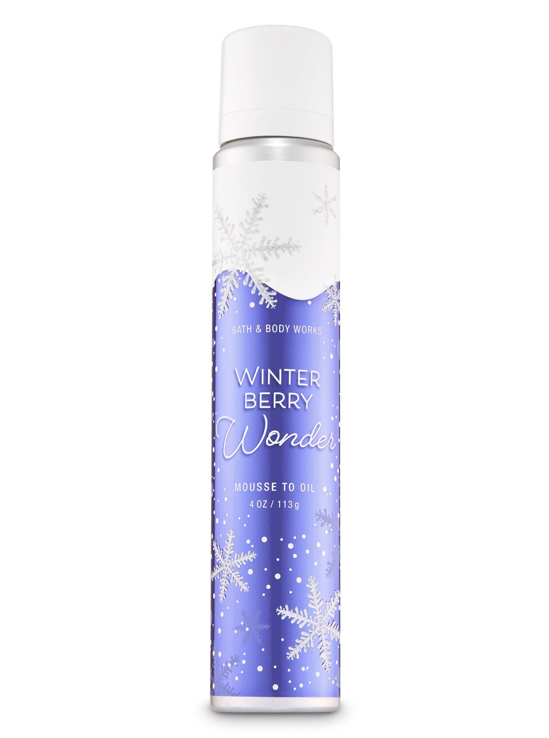 Winter Berry Wonder Mousse to Oil - Bath And Body Works