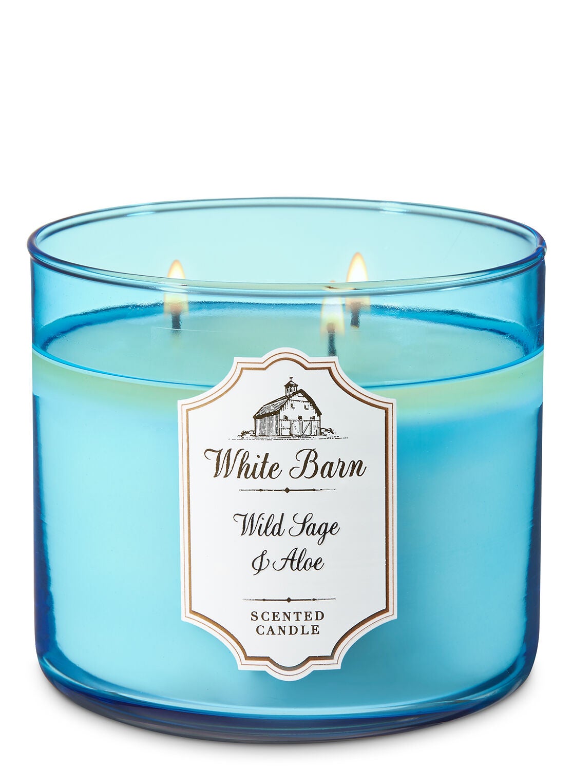 White Barn Wild Sage & Aloe 3-Wick Candle - Bath And Body Works