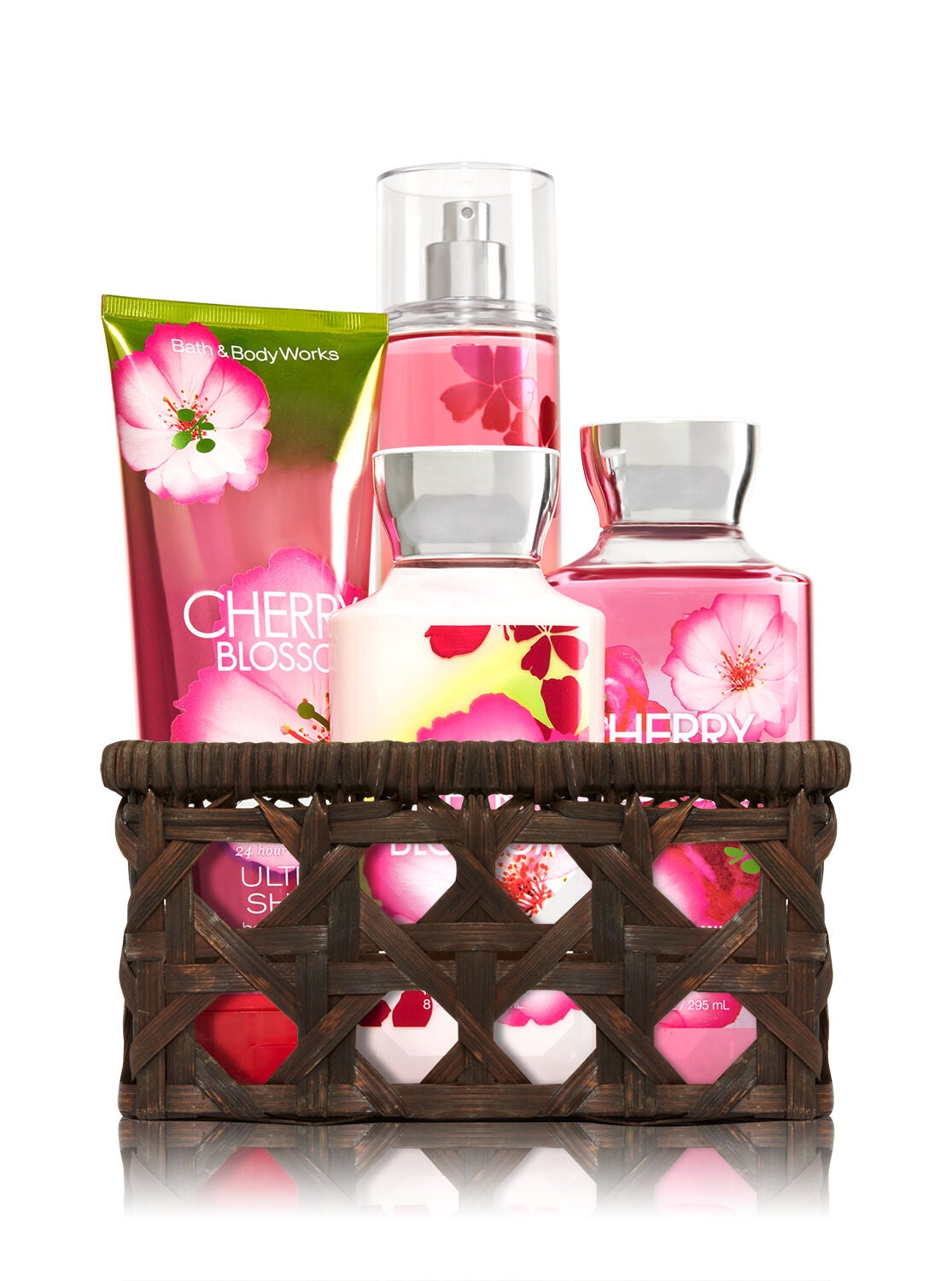 Cherry Blossom Basket of Favorites Gift Kit - Bath And Body Works