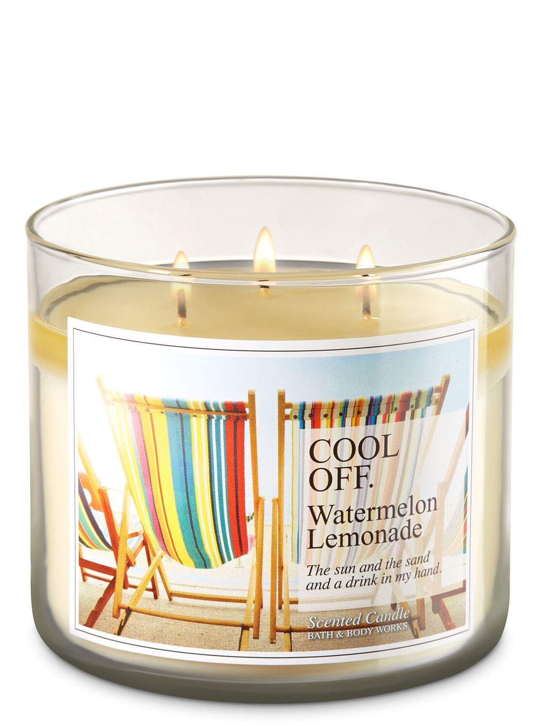 Watermelon Lemonade 3-Wick Candle - Bath And Body Works