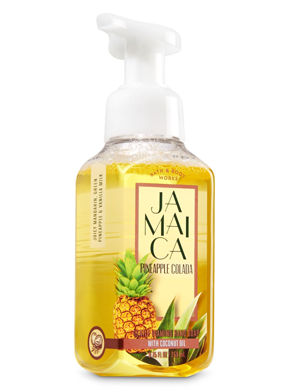 Jamaica Pineapple Colada Gentle Foaming Hand Soap - Bath And Body Works