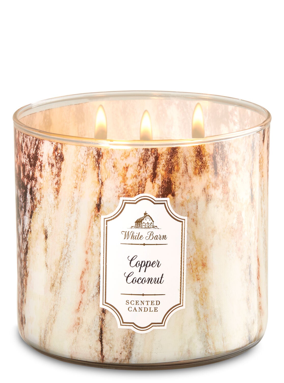 Copper Coconut 3-Wick Candle - Bath And Body Works